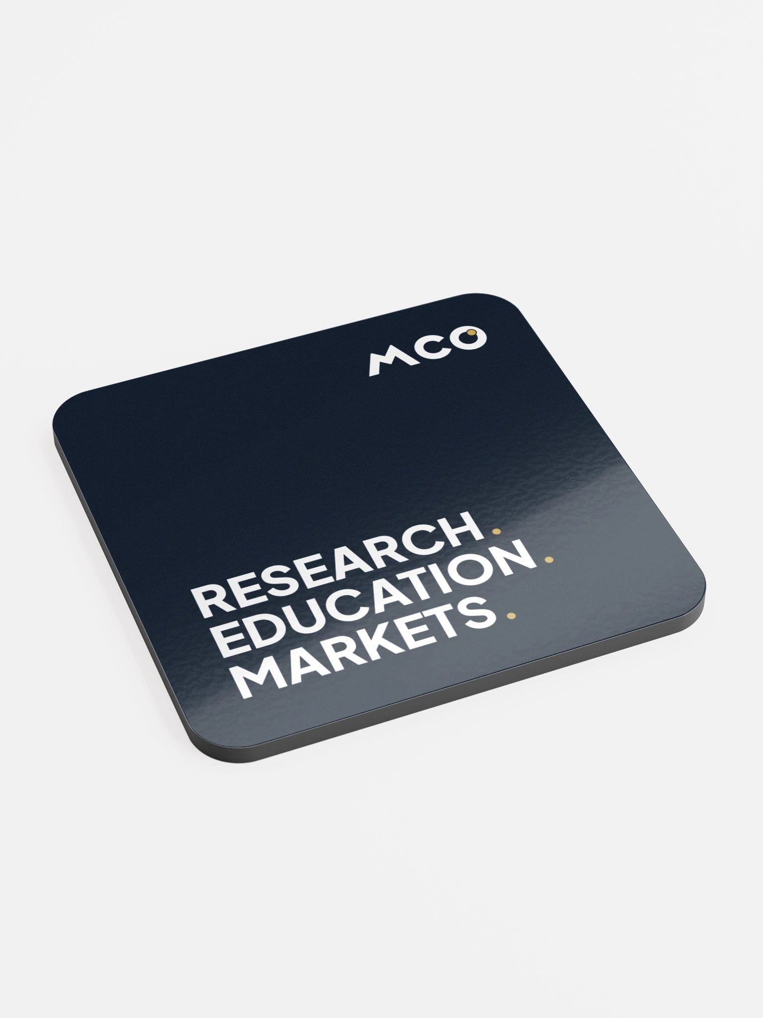 MCO New Logo Research Education Markets Coaster product image (2)
