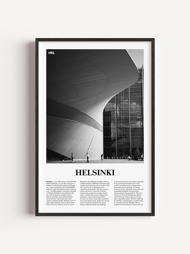 Helsinki 02 Newspaper Poster product image (1)