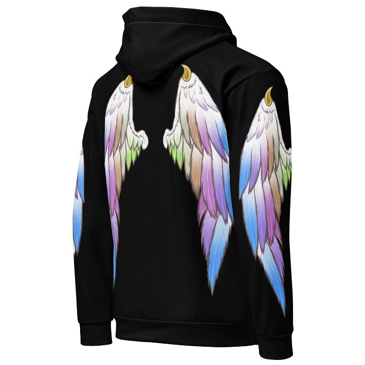 Rainbow Pride Angel Hoodie - Positions C product image (2)