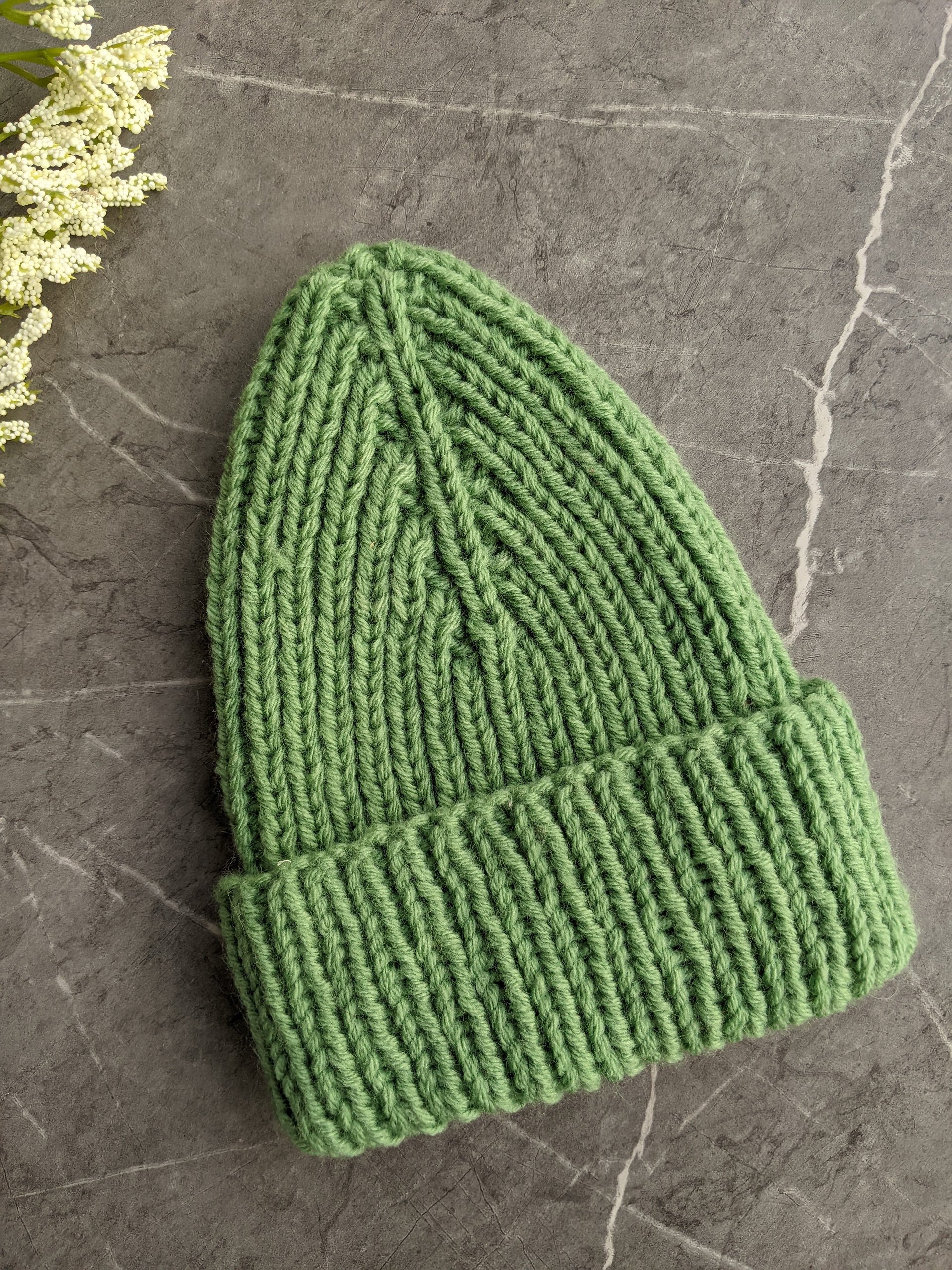Knit Mountain Infant Baby Hat Pattern product image (6)