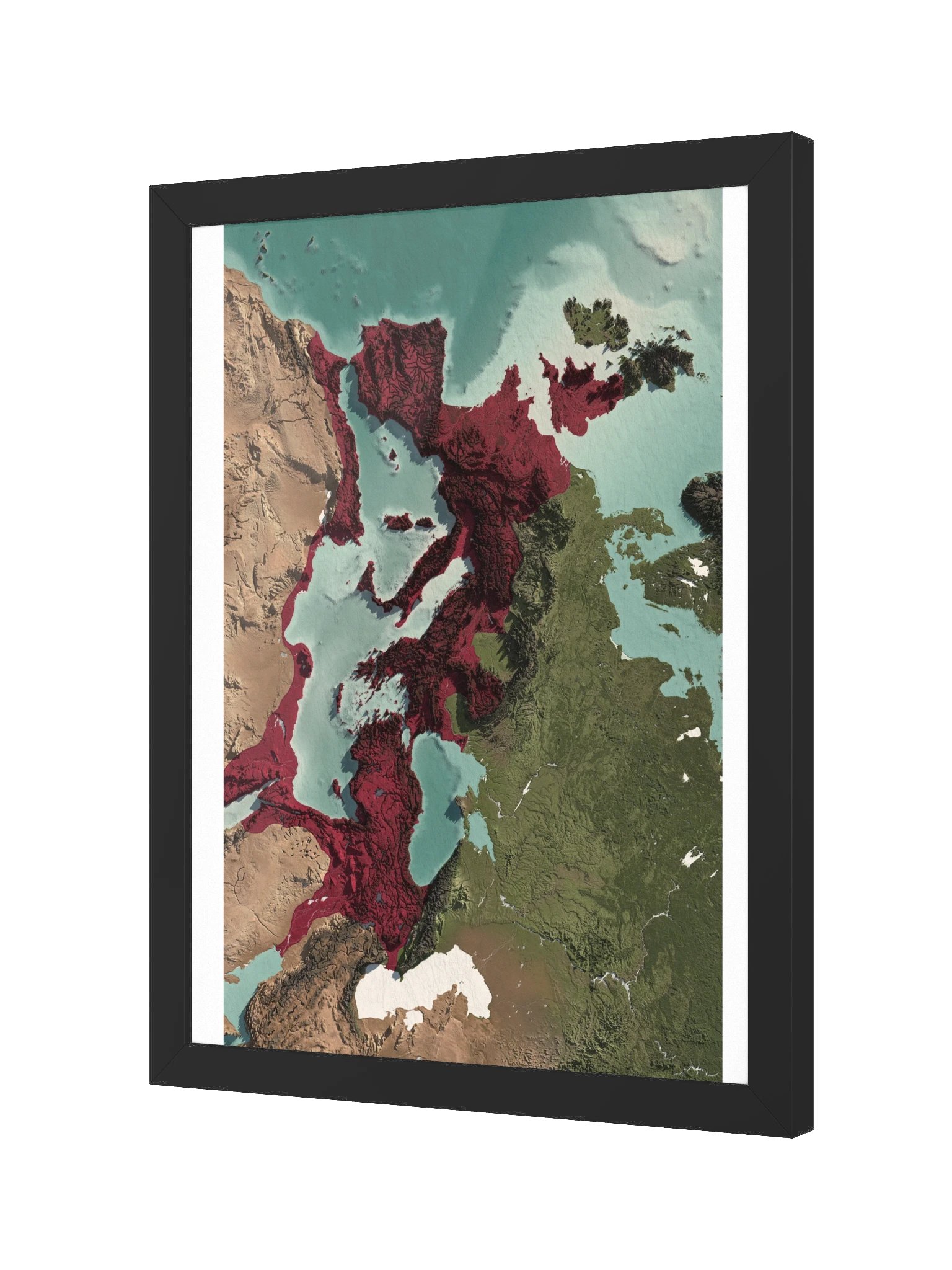 The Roman Empire - 117 AD - Panoramic Framed Map product image (28)