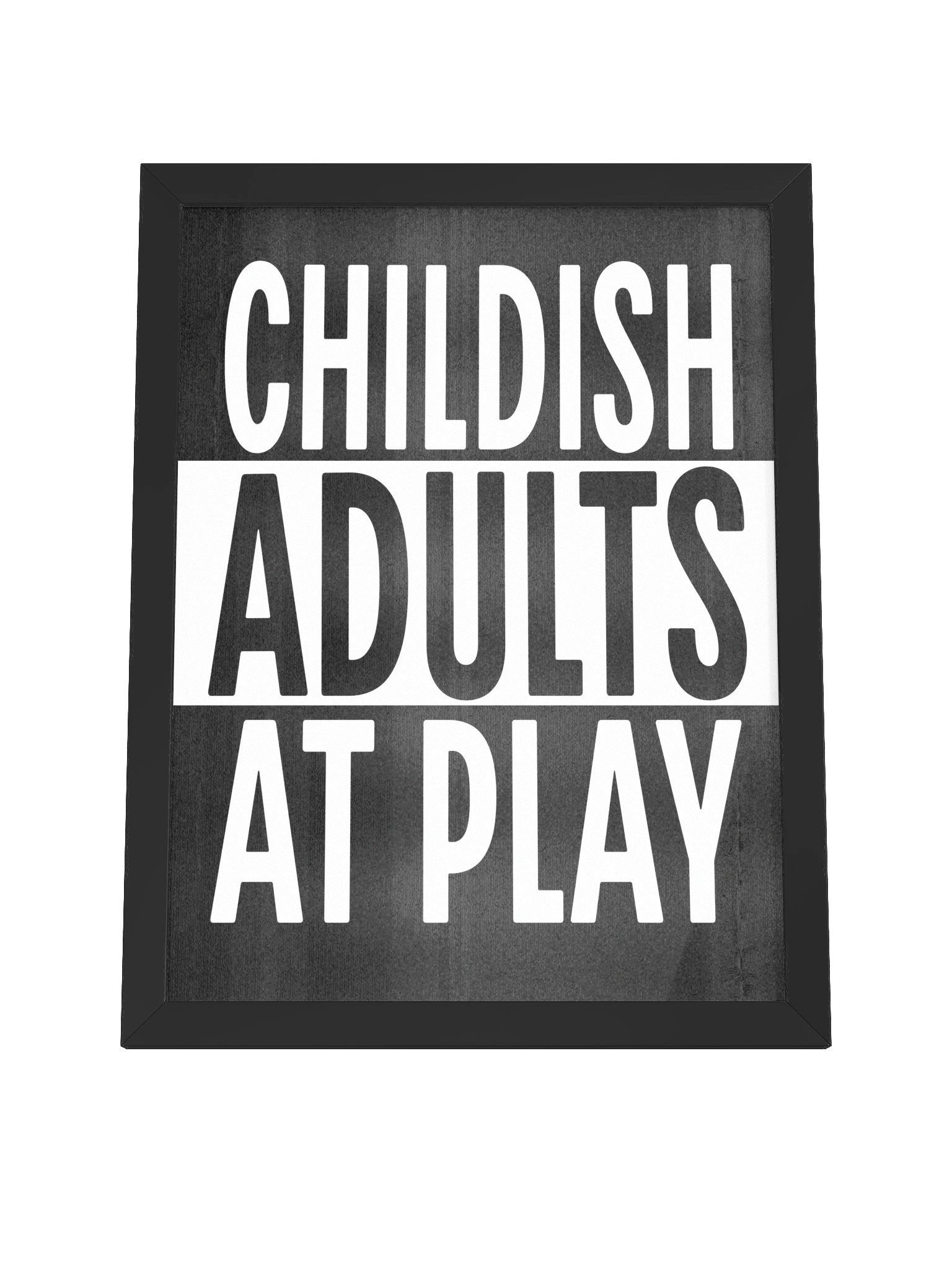 Childish Adults At Play Board Game Room Poster - FRAMED product image (16)