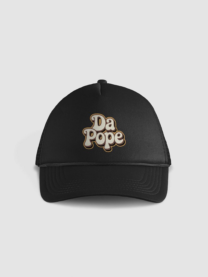 Da Pope Retro T-Shirt – Chicago Style | Pope Leo XIV American Provost Parody Trucker Hat product image (2)