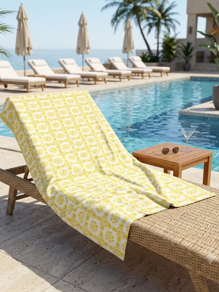 Citron Circle – Beach Towel product image (1)