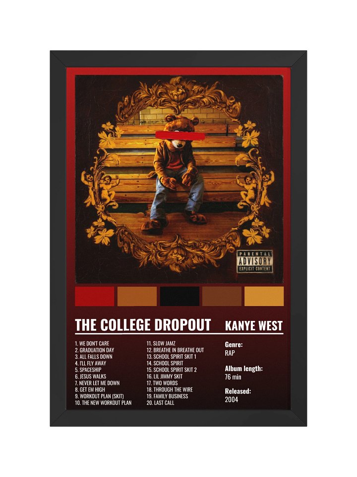 THE COLLEGE DROPOUT "RED" product image (1)