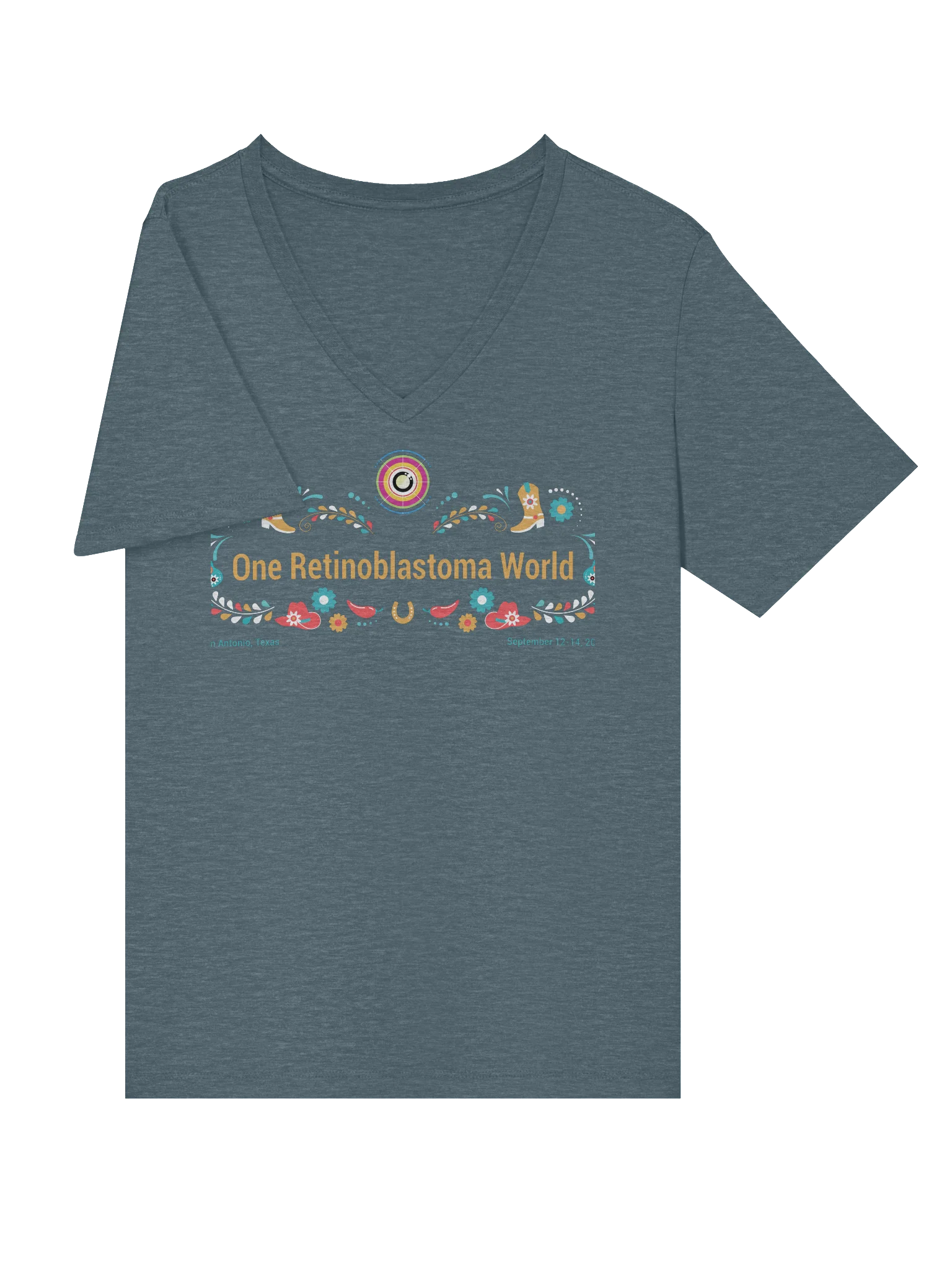 One Rb World 2026 Fiesta Design - Women's V-Neck Shirt product image (5)