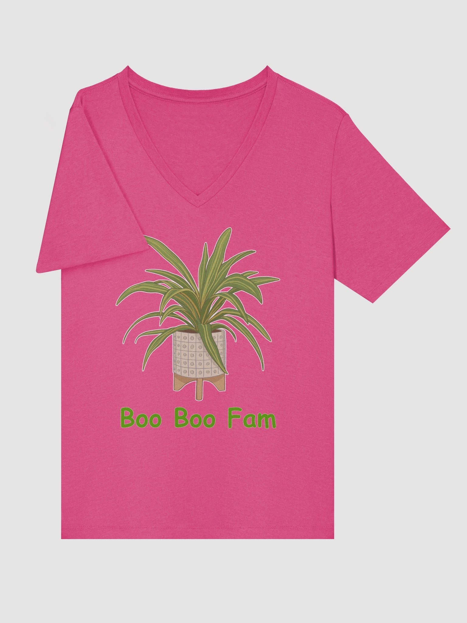 Women's Boo Boo Fam V Neck Tee Shirt product image (49)