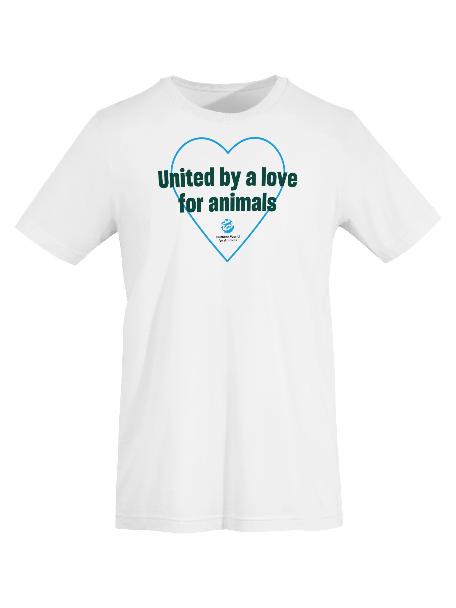 United by a love for animals - heart - T-shirt - Light product image (2)