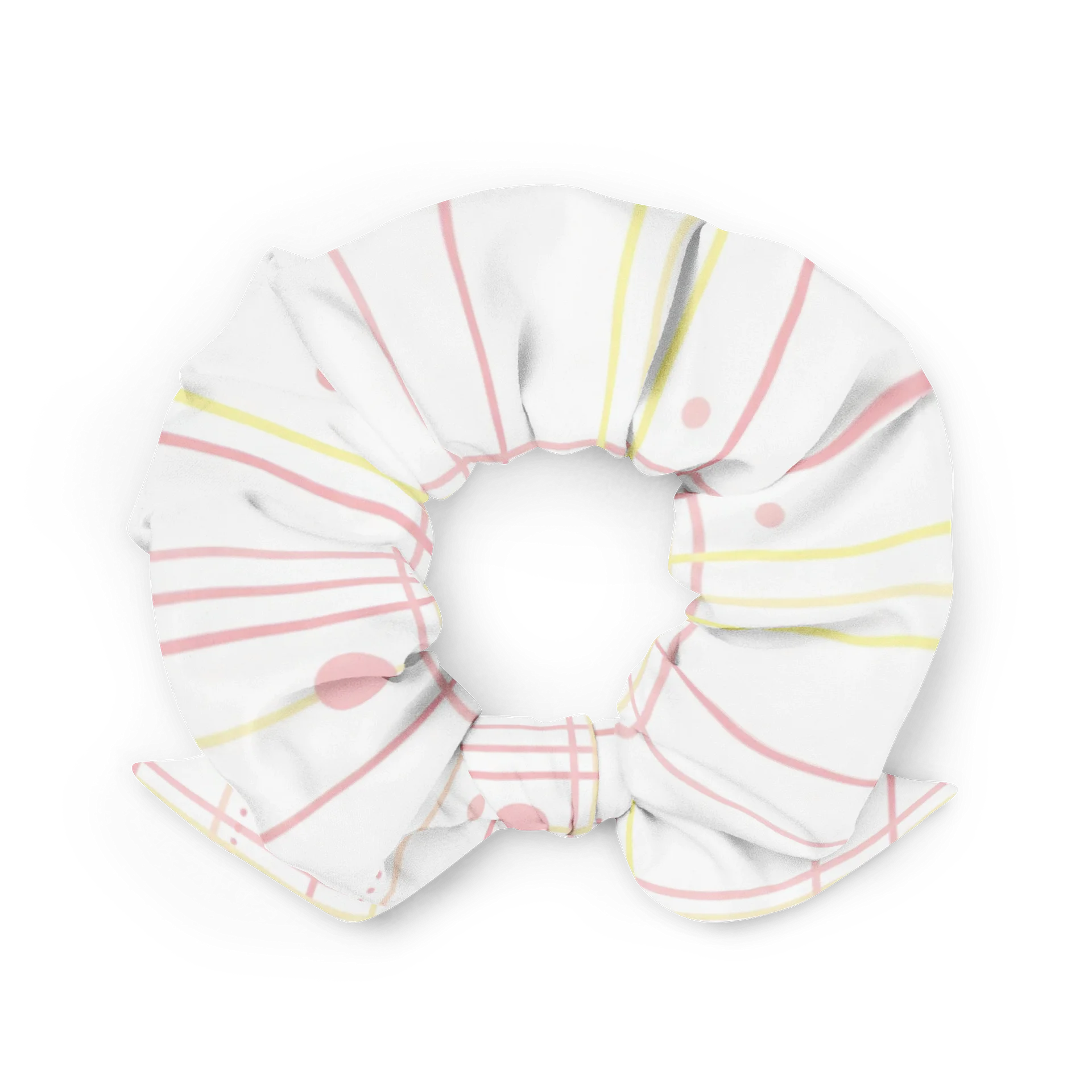 Pastel Grid Scrunchie product image (2)