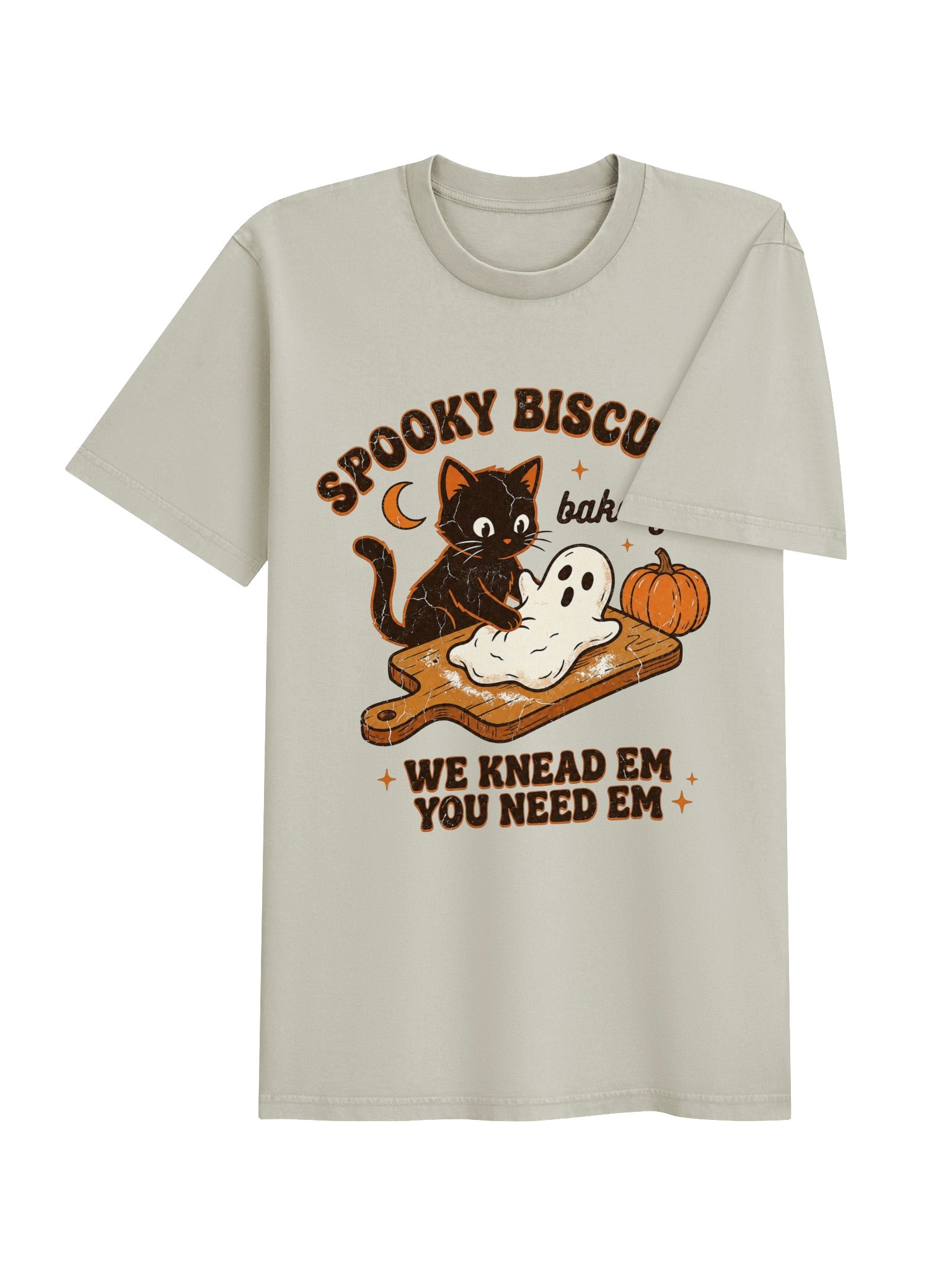 Midnight Roast Tee — Retro Halloween Black Cat Shirt product image (28)