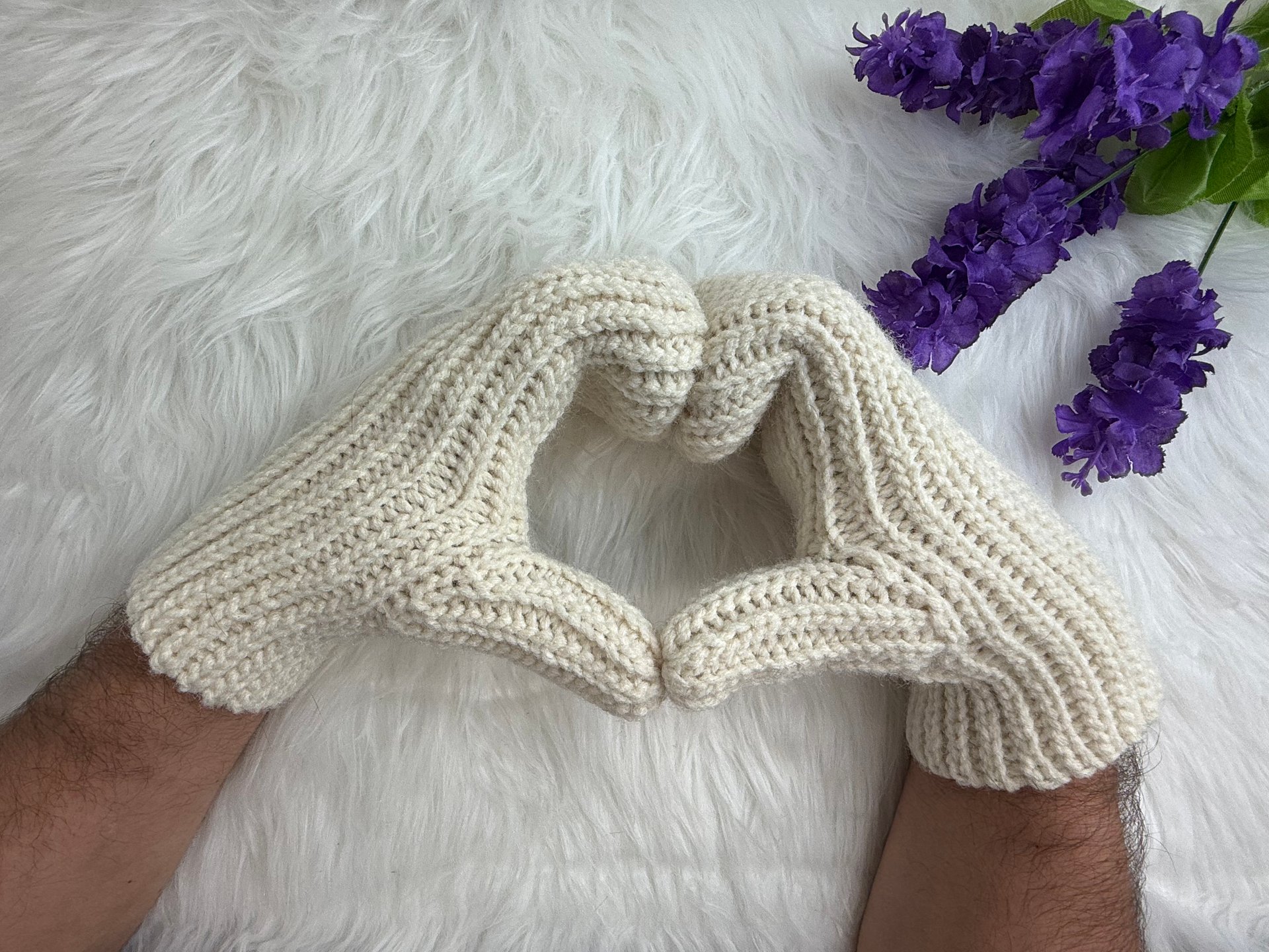 Crochet Couple-Style Mittens Pattern product image (10)