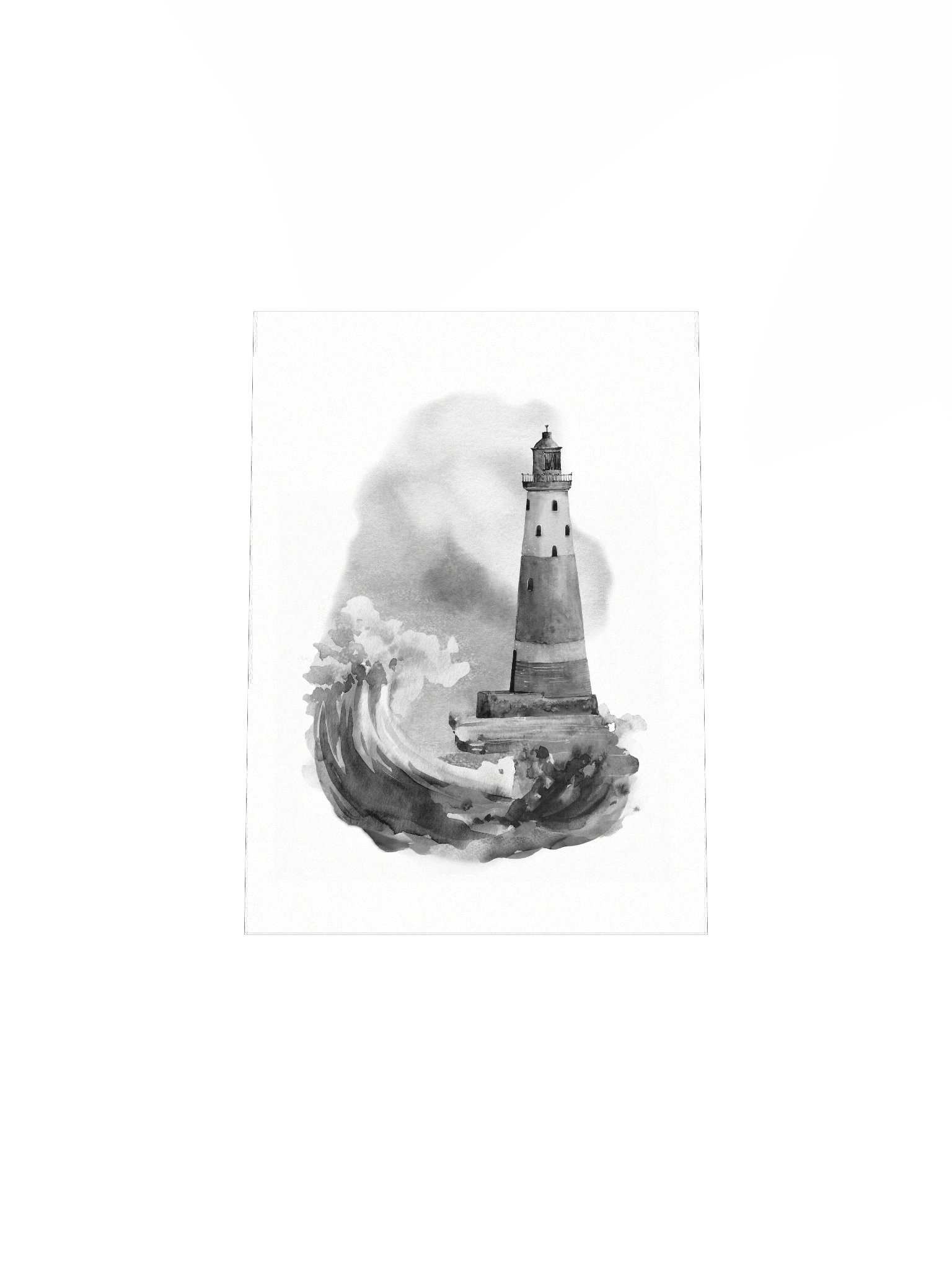 Lighthouse Ink Storm Print product image (5)
