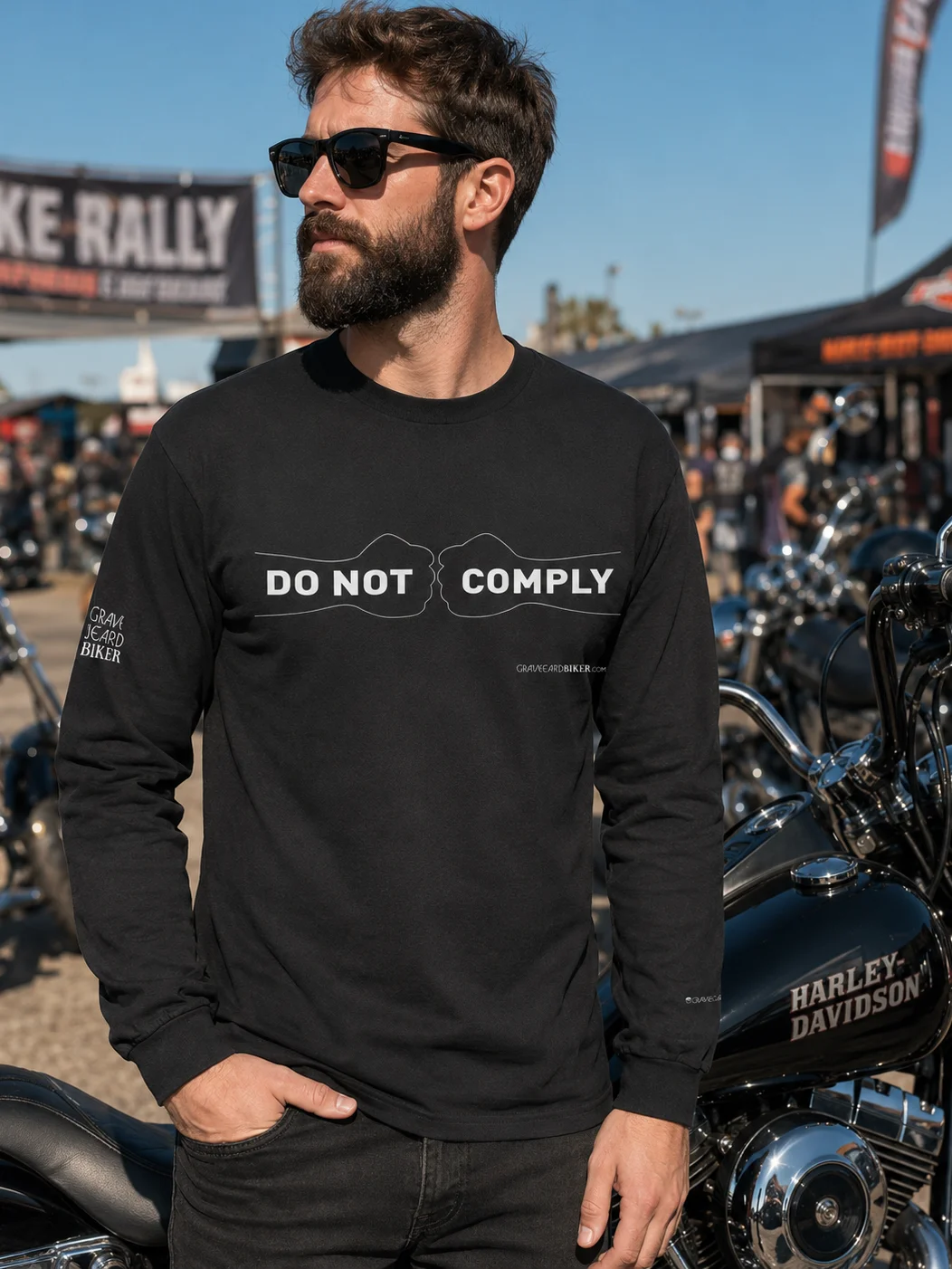 Do Not Comply Long Sleeve Tee product image (1)
