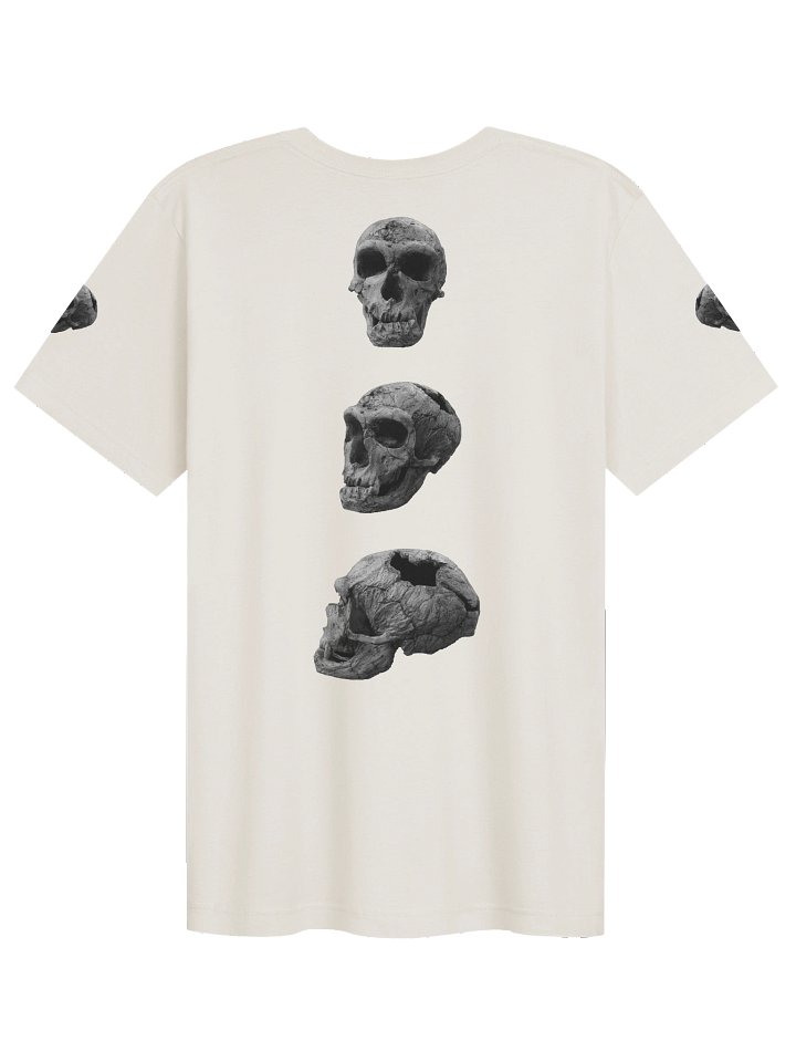Neanderthal Fossil Skull T-Shirt Light product image (2)