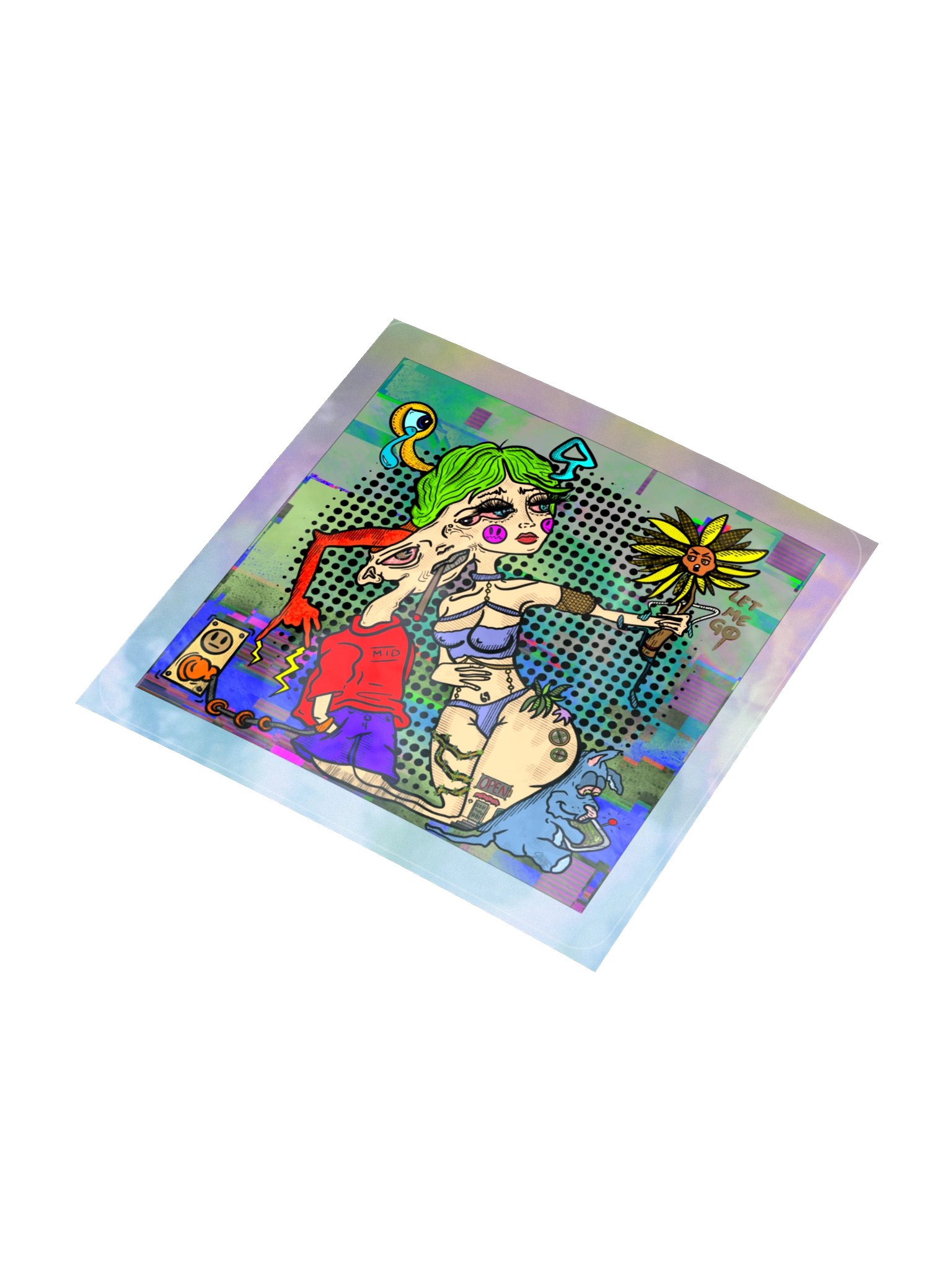 DONT LET GO Holo Sticker product image (7)