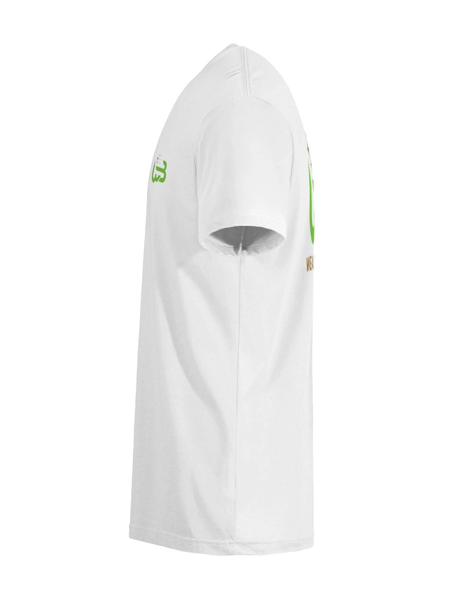White & Green Supersoft T-Shirt product image (11)