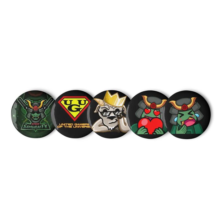 Samurai Spirit Pin Button Set product image (1)