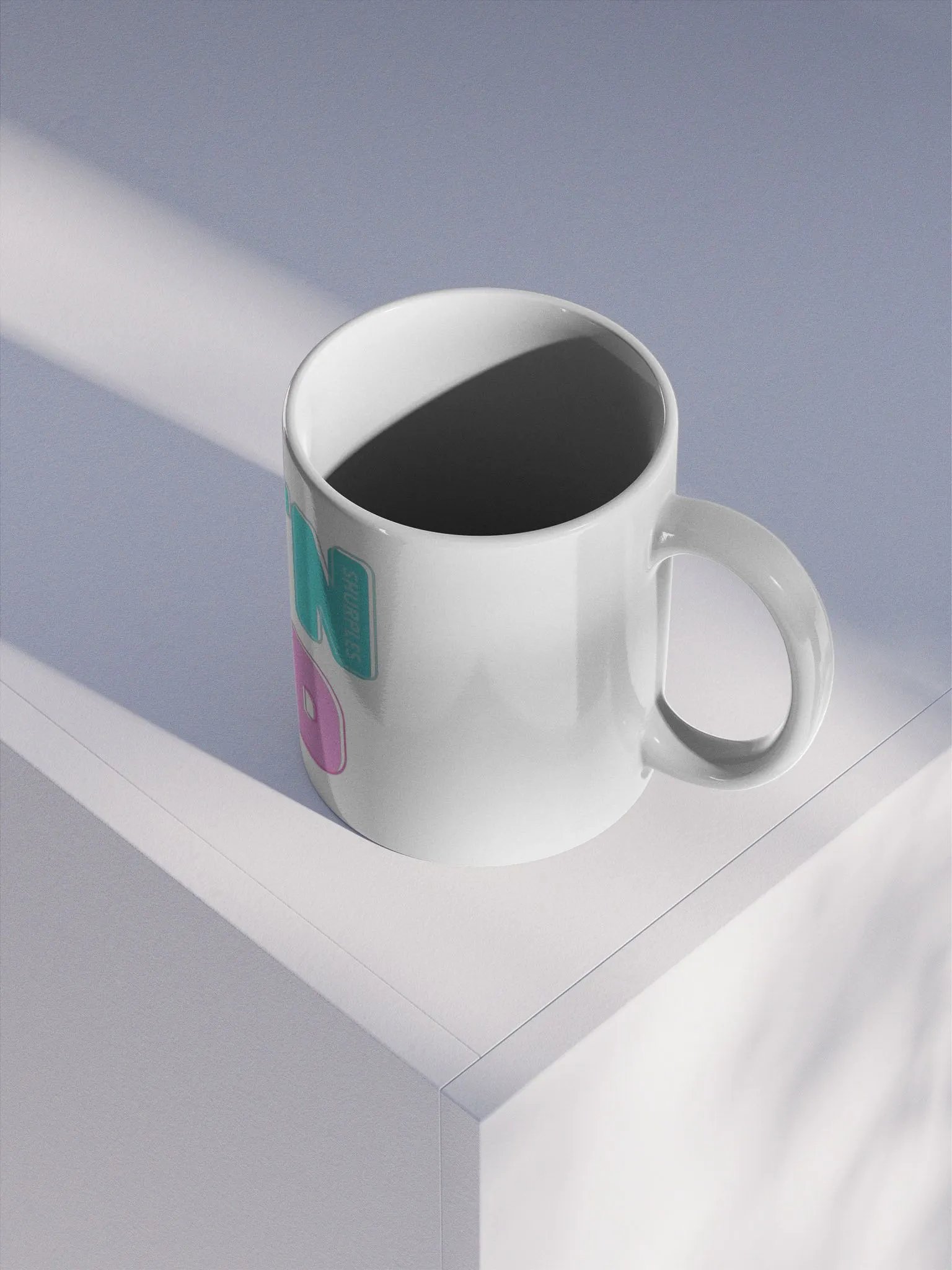 Bad'N Mad Mug - Blue & Pink product image (3)
