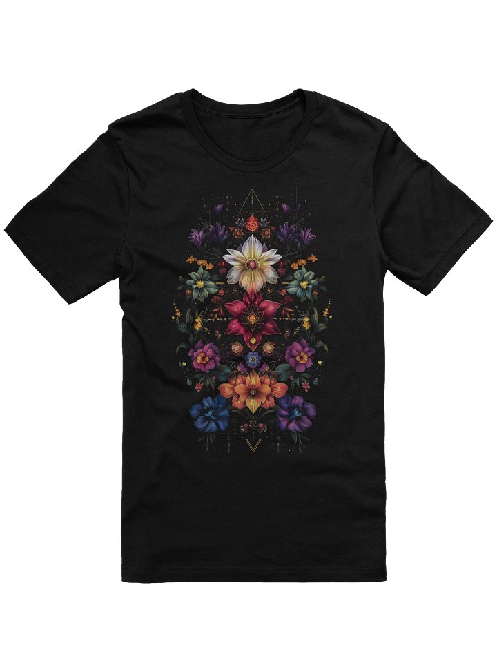 Flowers Chakra Yoga Floral Sacred Geometry Lotus T-Shirt 3 product image (1)