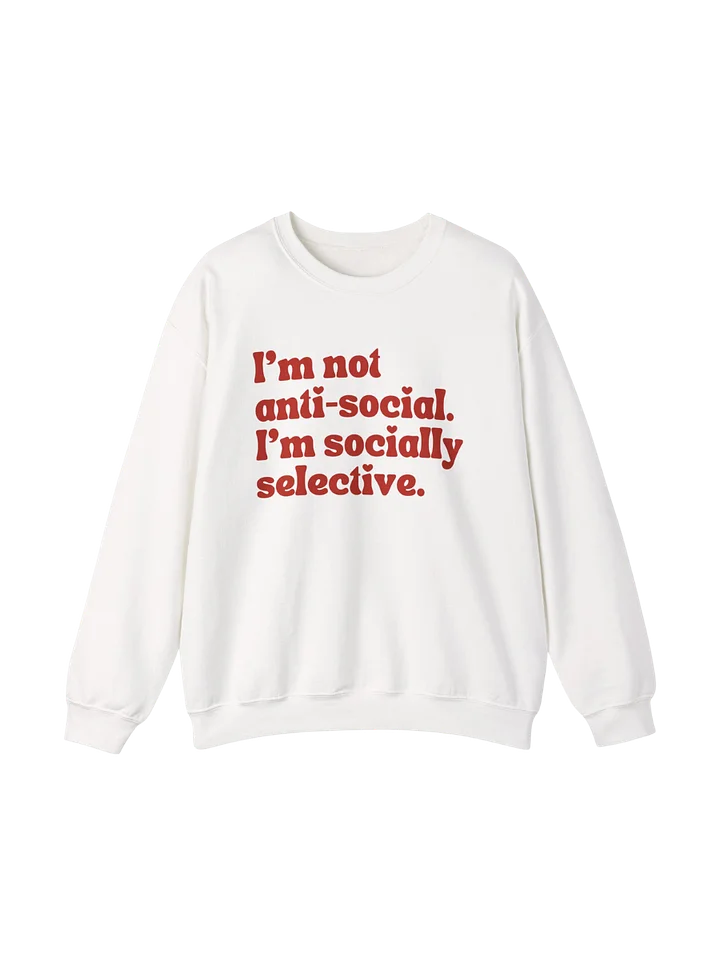 I'm not anti-social Funny Tshirt product image (1)