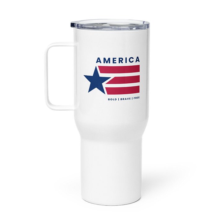 Bold Brave and Free Travel Mug product image (1)