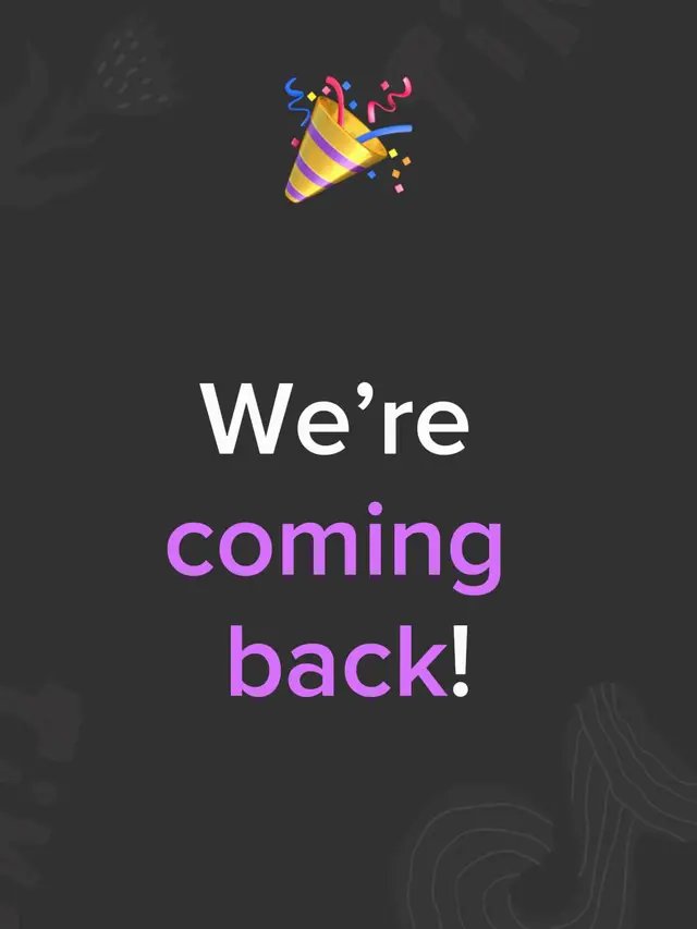 #comingback