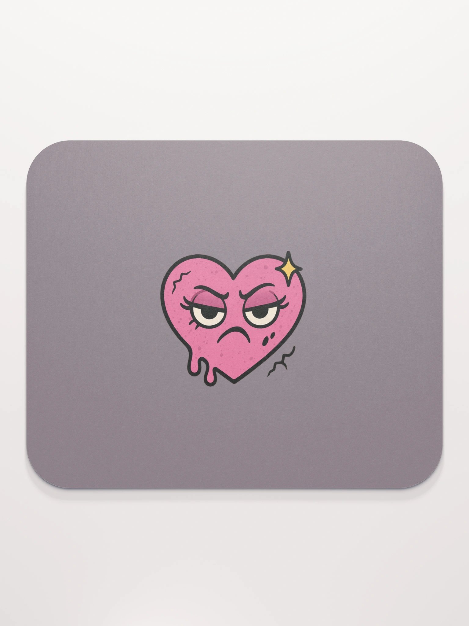 Grumpy Heart Mouse Pad product image (2)