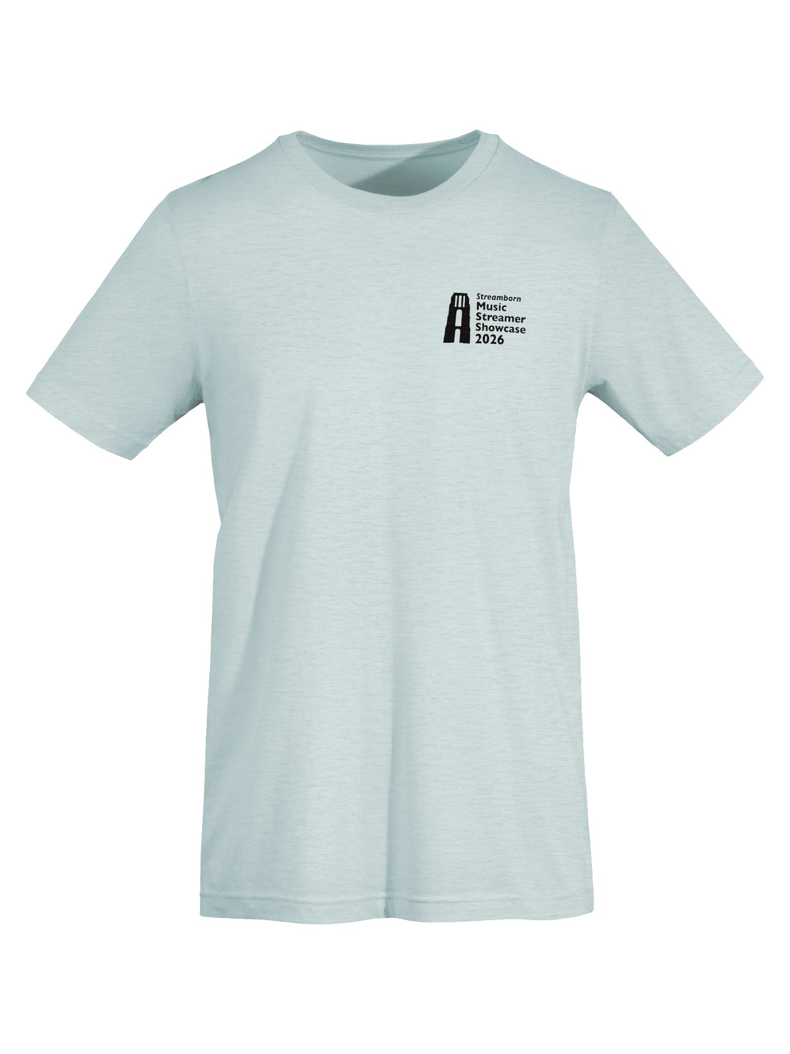 Streamborn 2026 Heart Shaped Gratitude - Supersoft tee (light) product image (5)