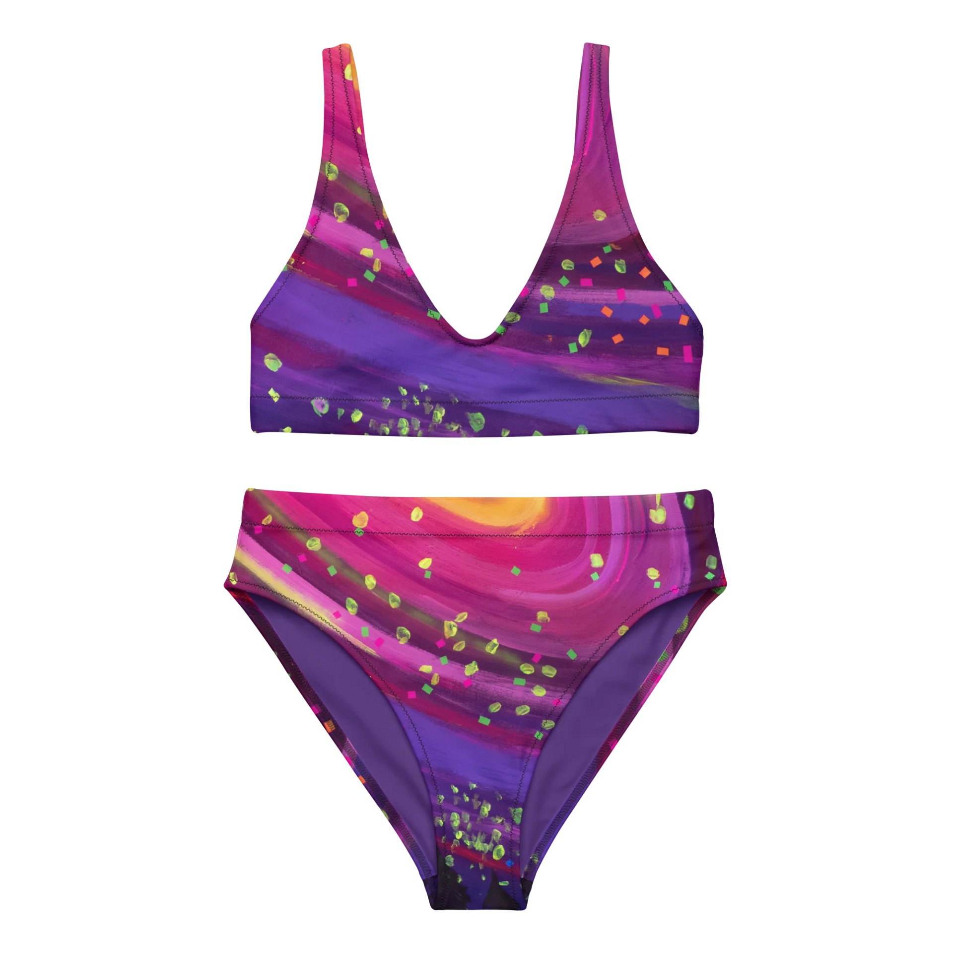 Purple Galaxy Bikini (High Waist) product image (1)