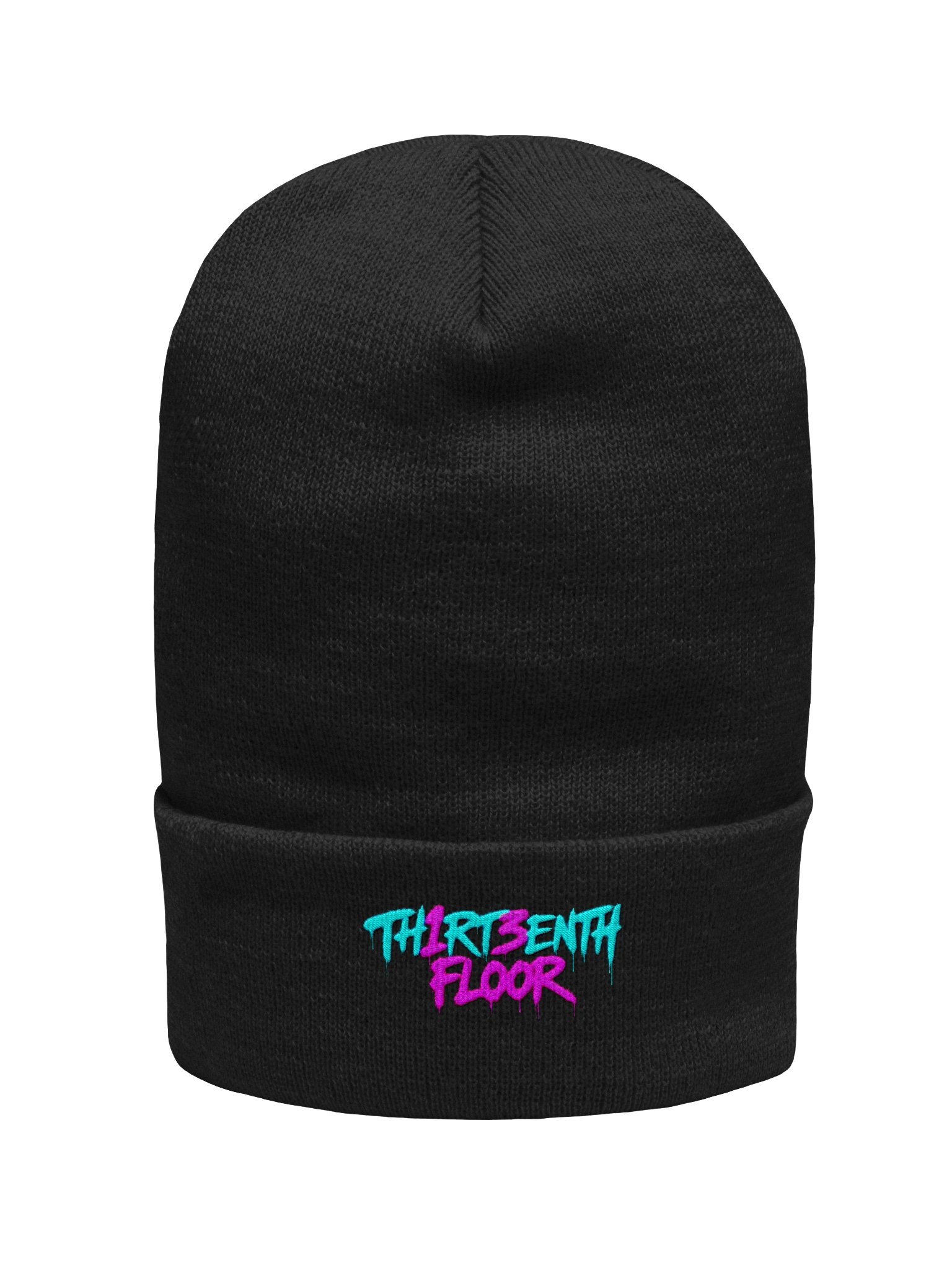 TH1RT3ENTH FLOOR Neon Graffiti Cuffed Beanie product image (1)