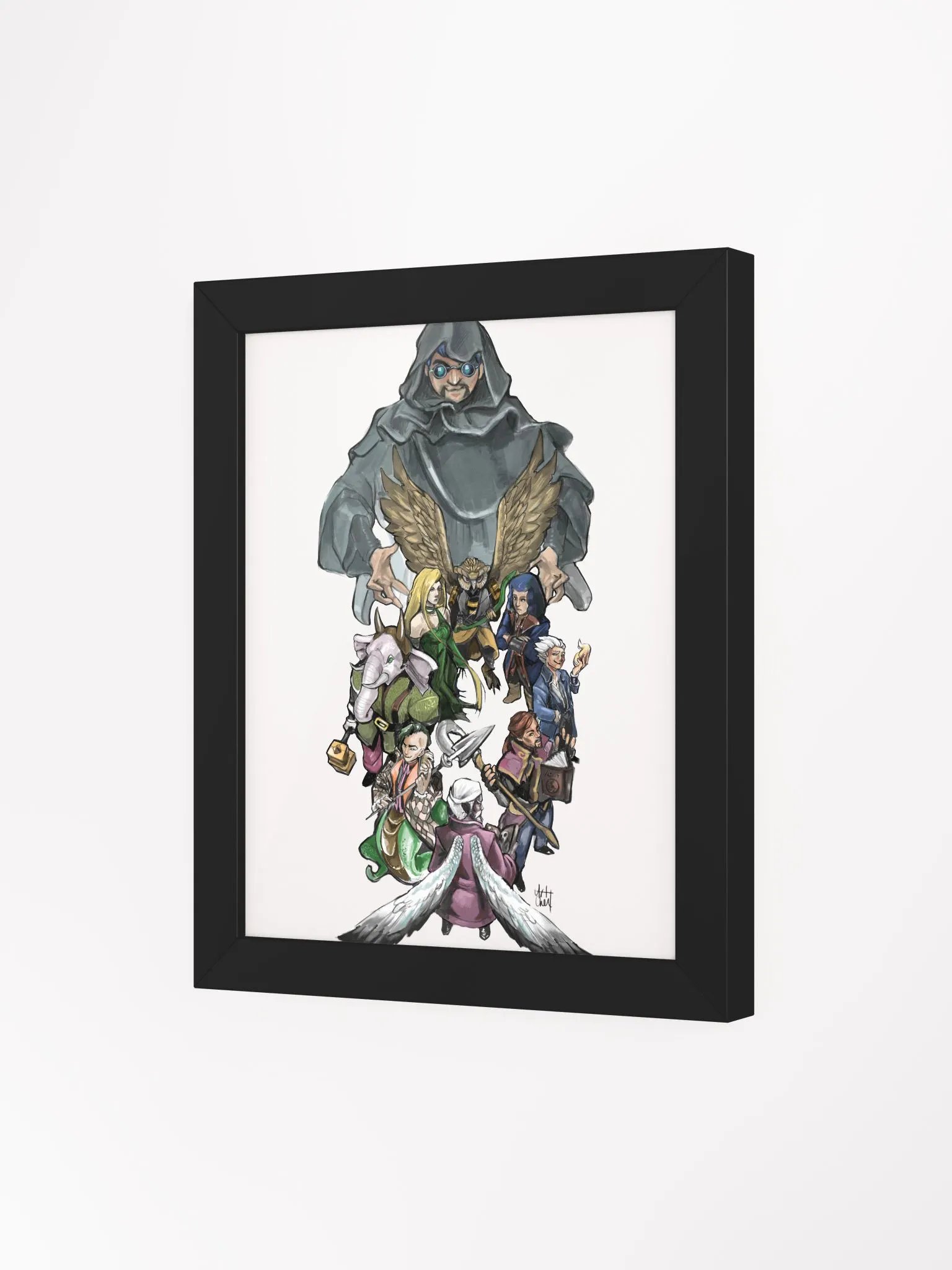 The Menagerie Framed Wall Print product image (21)