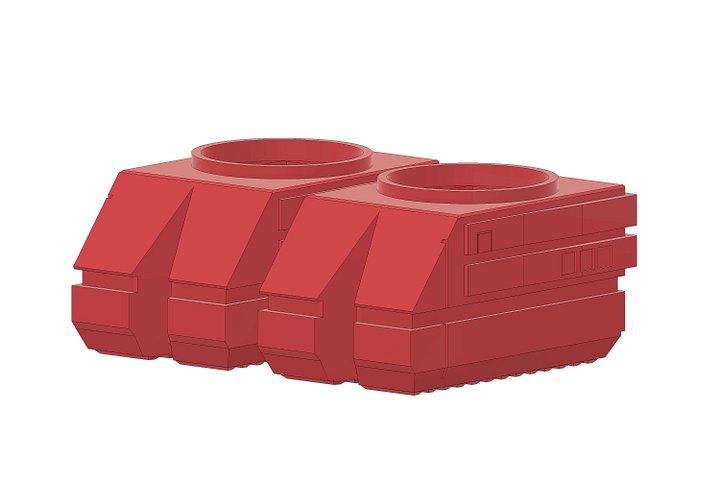 Star Wars-Inspired Gonk Droid Feet 3D Model product image (1)