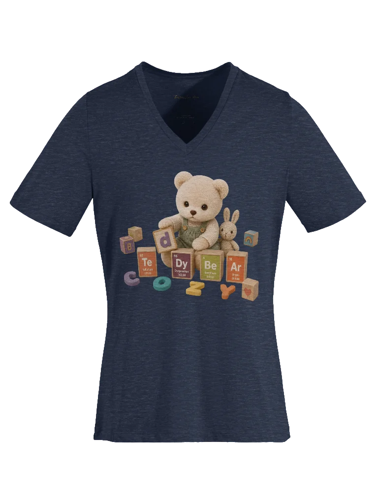 Periodic Table of Cozy™ Women’s Relaxed V-Neck T-Shirt product image (28)