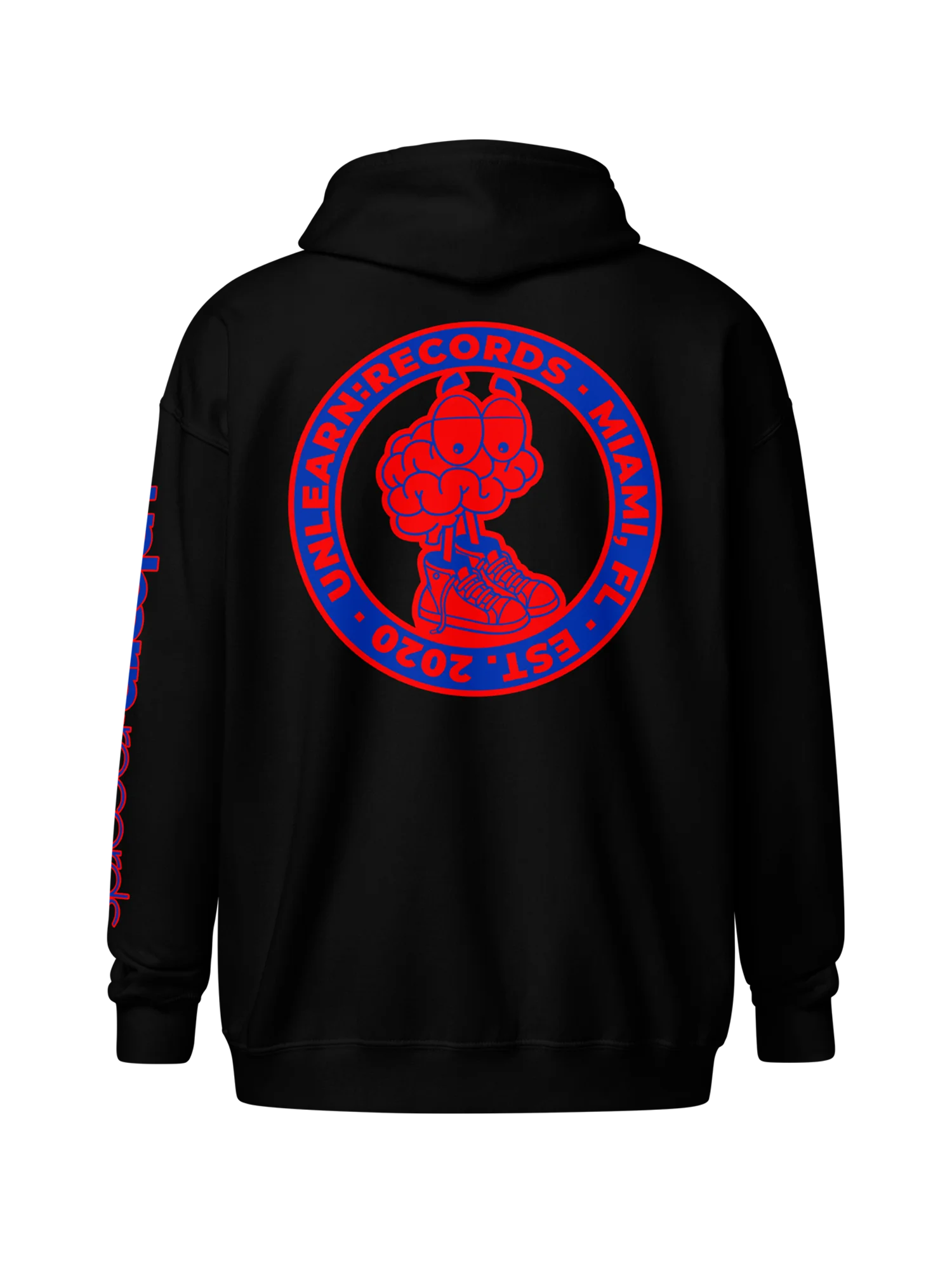 Brain Zip-Up Hoodie: Dark product image (5)