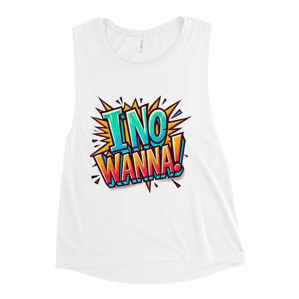 I NO WANNA WOMANS TANK product image (2)