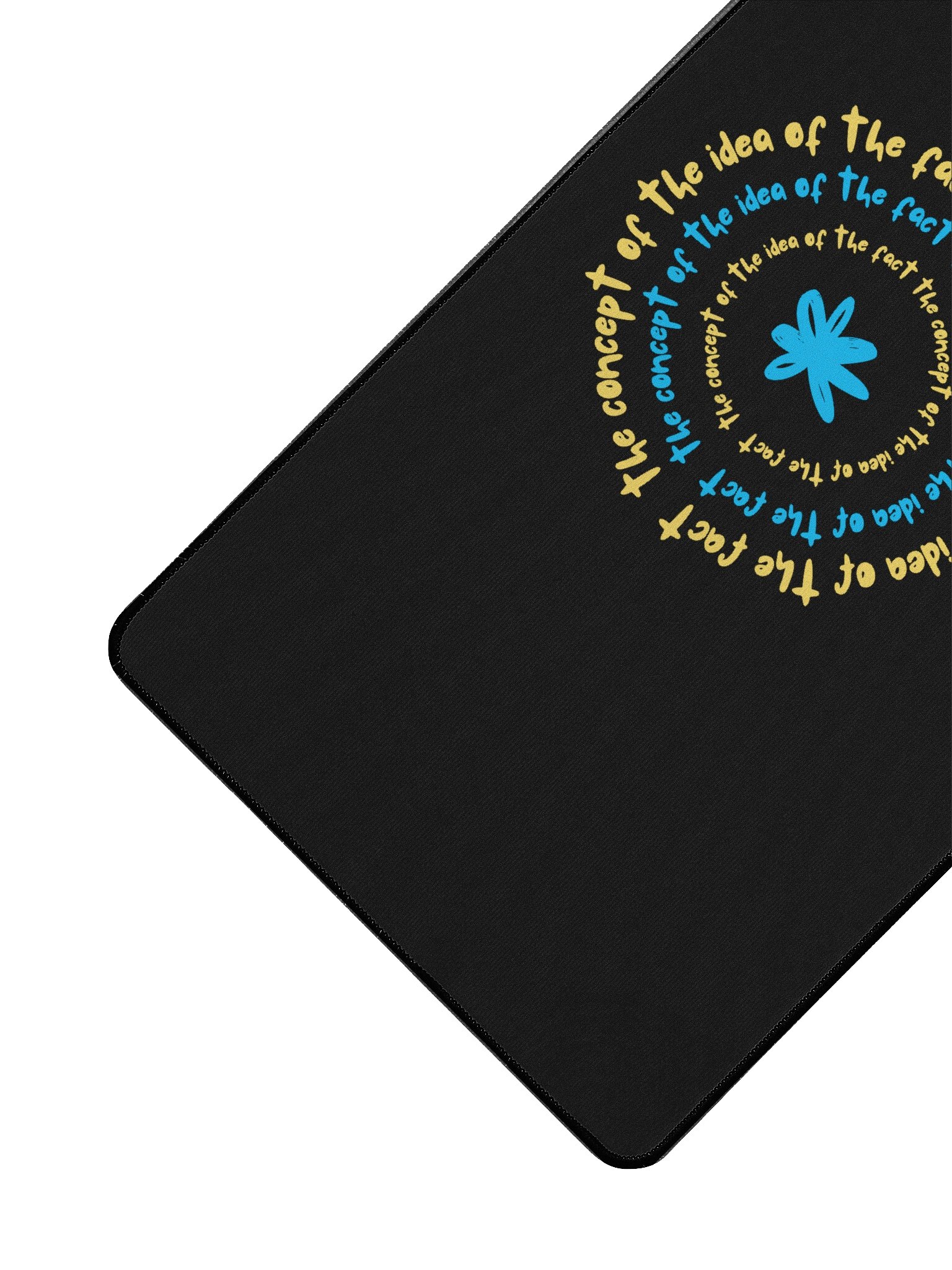 concept of a desk mat (black) product image (3)