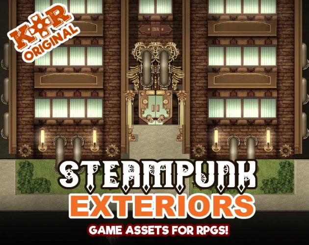 KR Steampunk Exterior Tileset for RPGs product image (1)