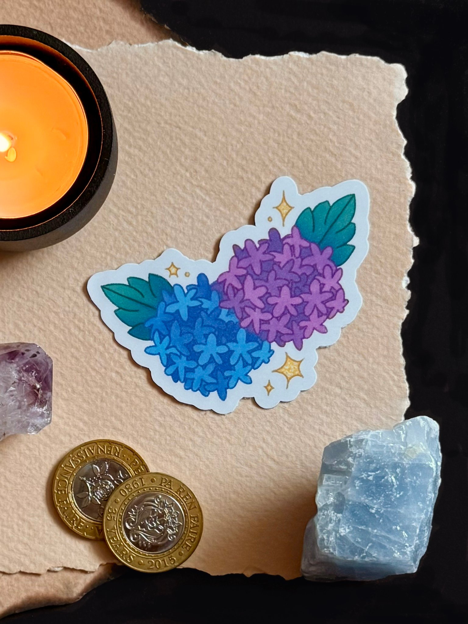 Hydrangea - Florals Series 2.75" Sticker product image (1)