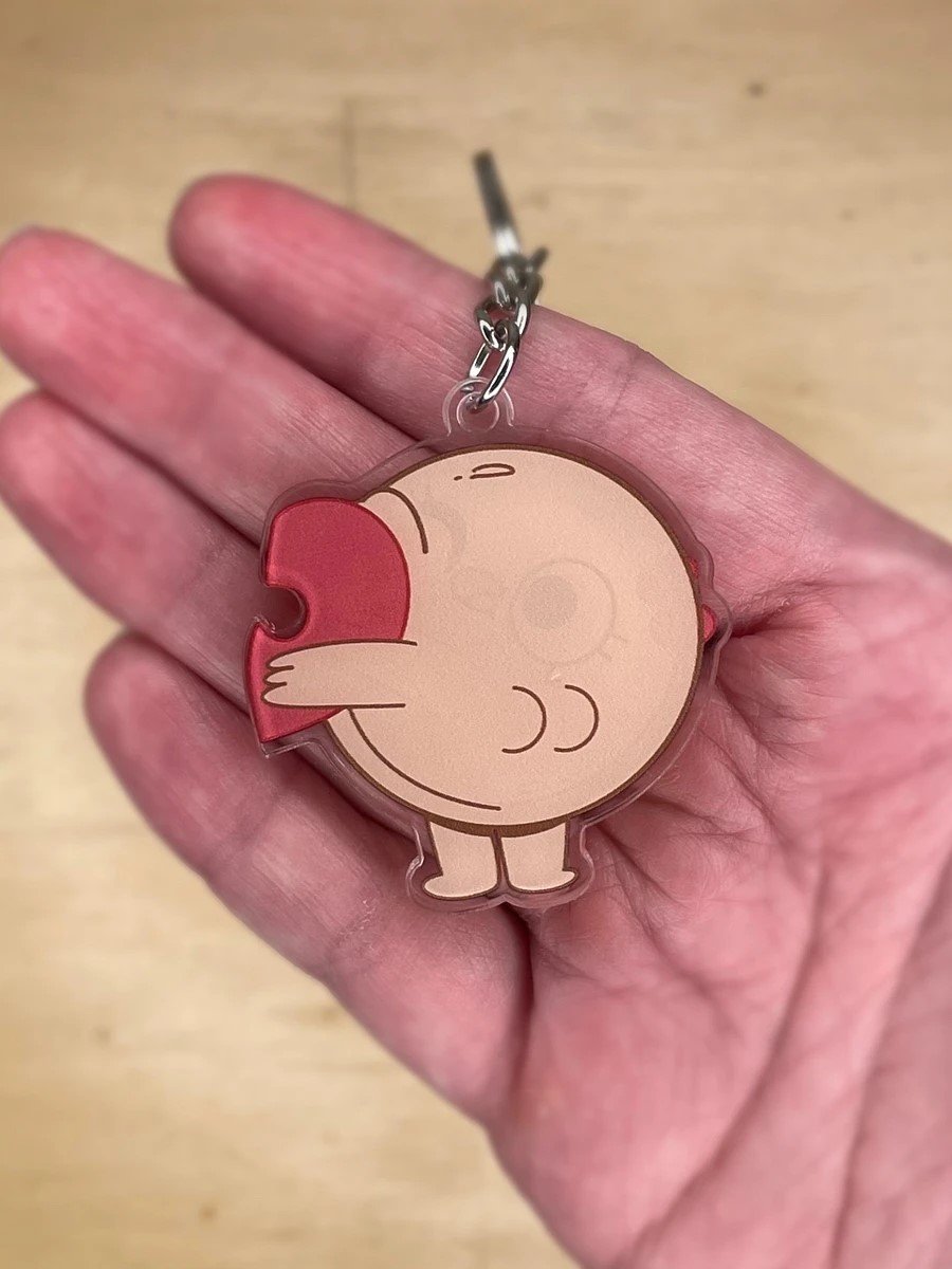 Pancake with Heart | Keychain product image (2)