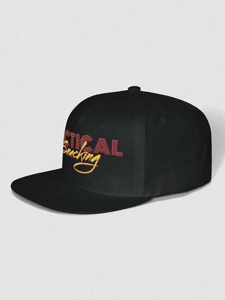 Tactical Snacking Synthwave Logo Snapback product image (2)