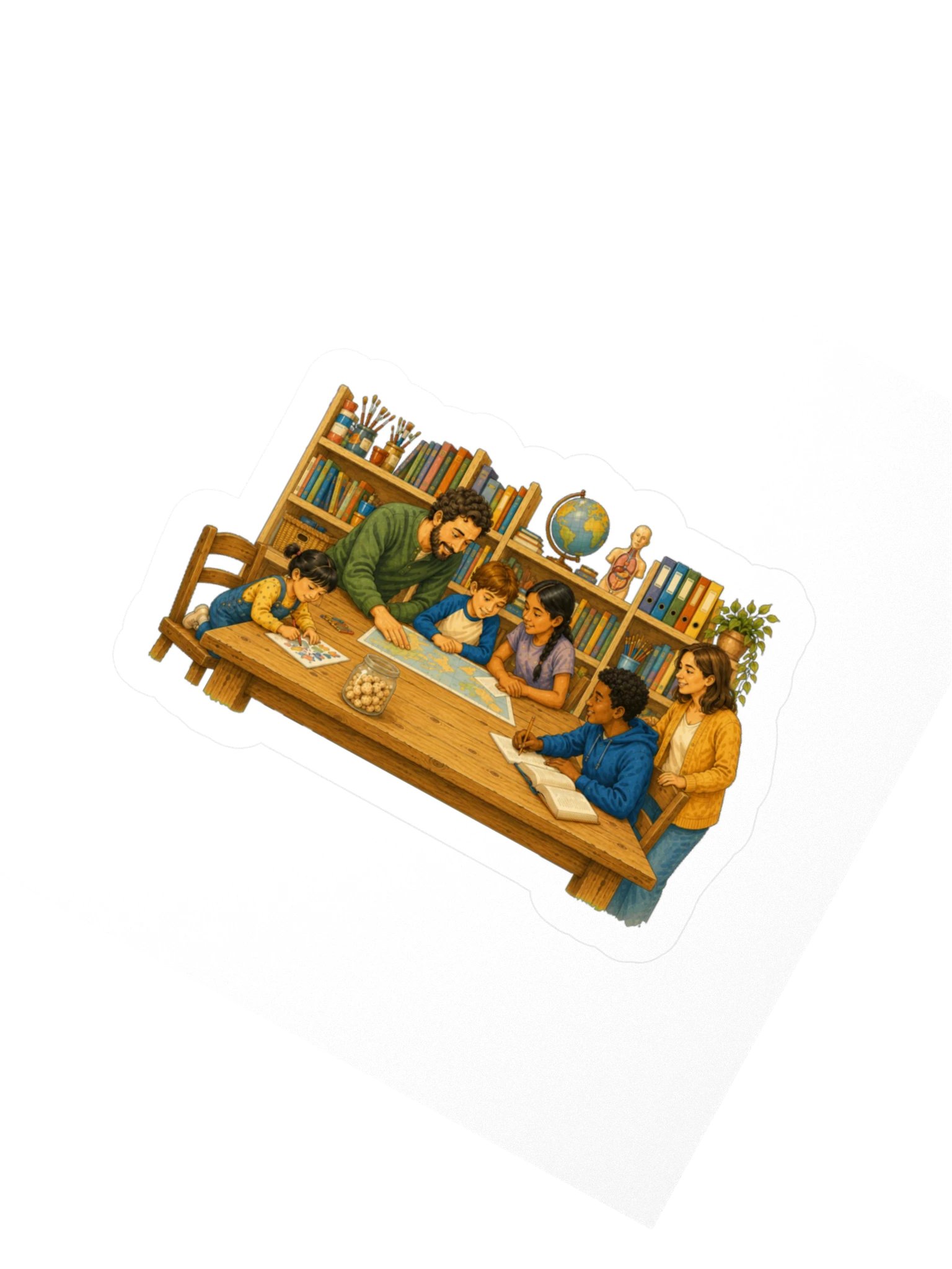 Our Common Table — Table Scene Sticker product image (2)