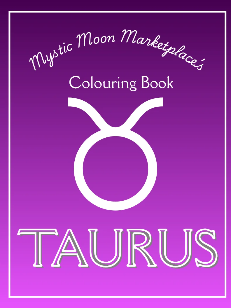 Taurus Colouring Book for Adults | 20 Earthy Zodiac & Astrology Colouring Pages for Stress Relief product image (1)