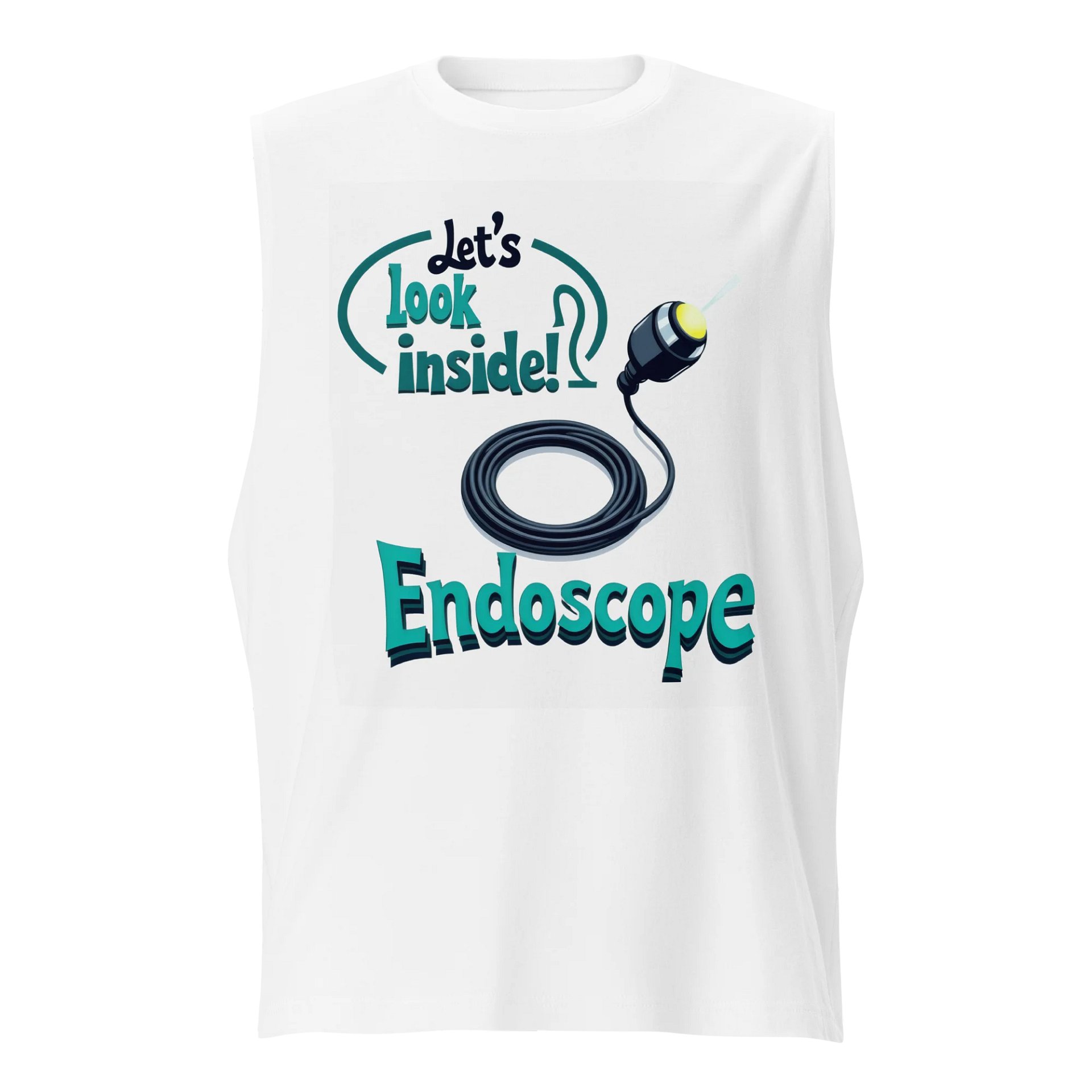 Explore Within: Endoscope Illustration Muscle Tank product image (1)