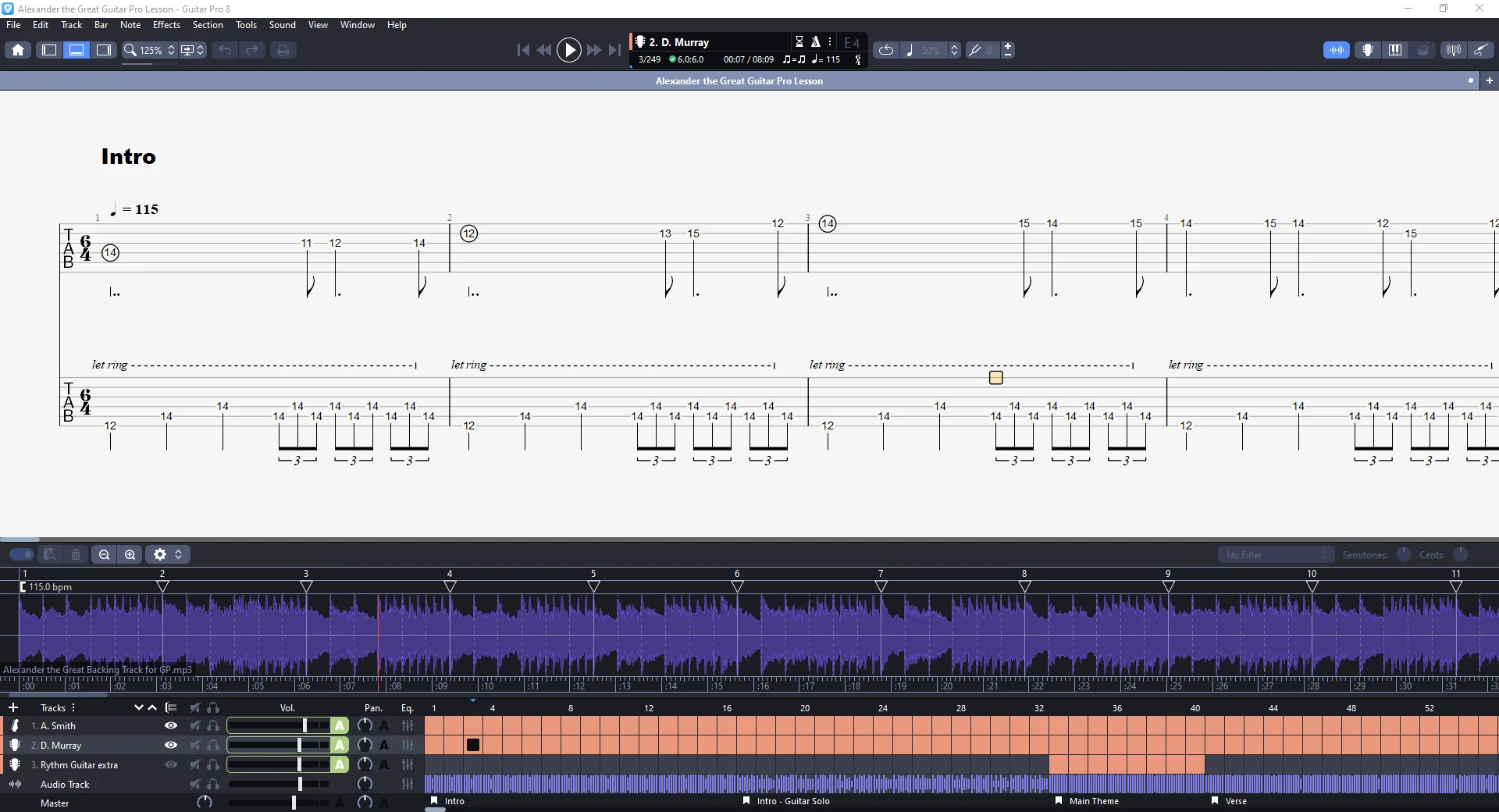 Alexander the Great | PDF Tab + Guitar Pro | Iron Maiden product image (3)