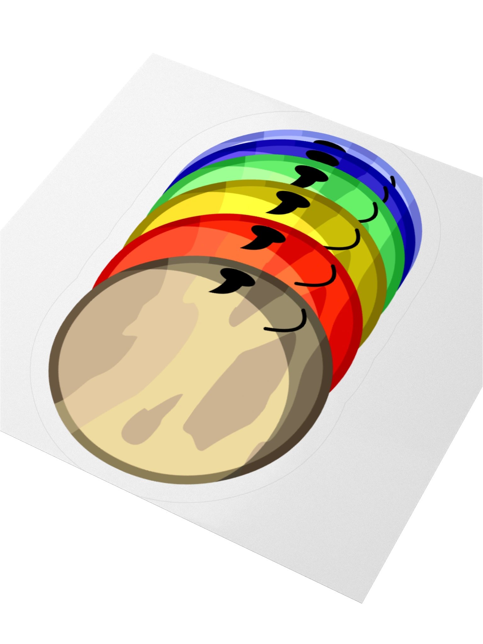 Rainbow Venus Sticker product image (9)