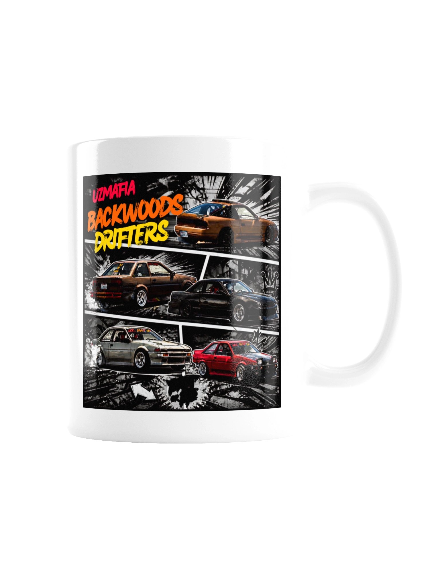 Comic Strip UZ Mafia White Coffee Cup product image (7)