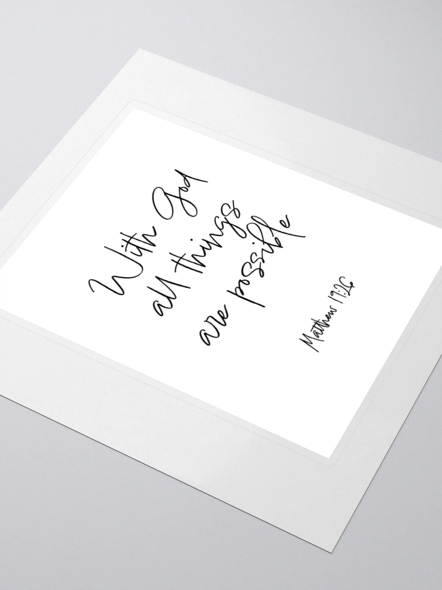 With God All Things Are Possible - Sticker product image (3)