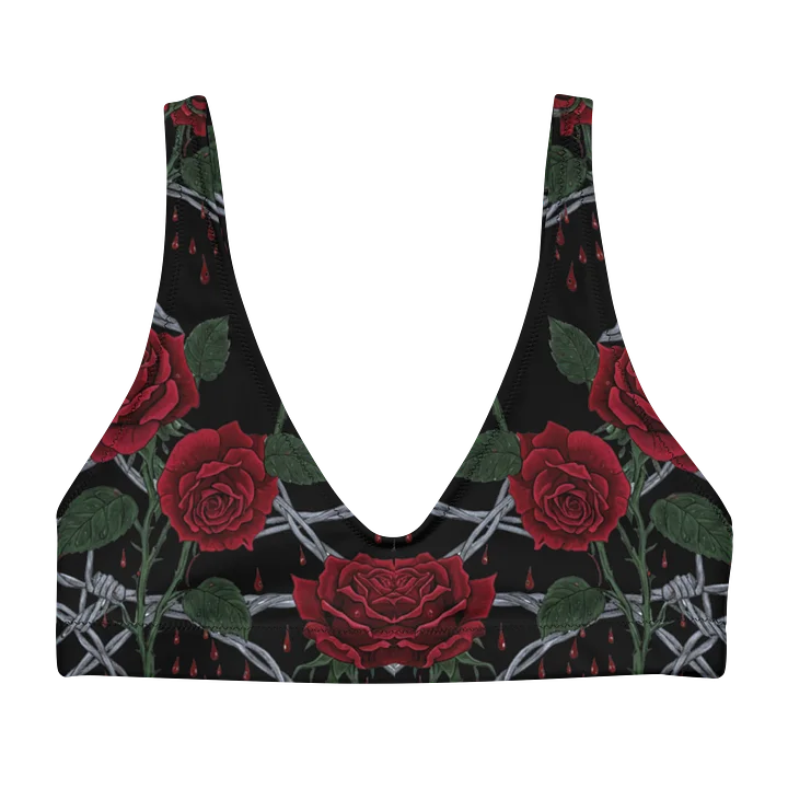 Colored Barbed Wire & Roses Padded Top product image (1)