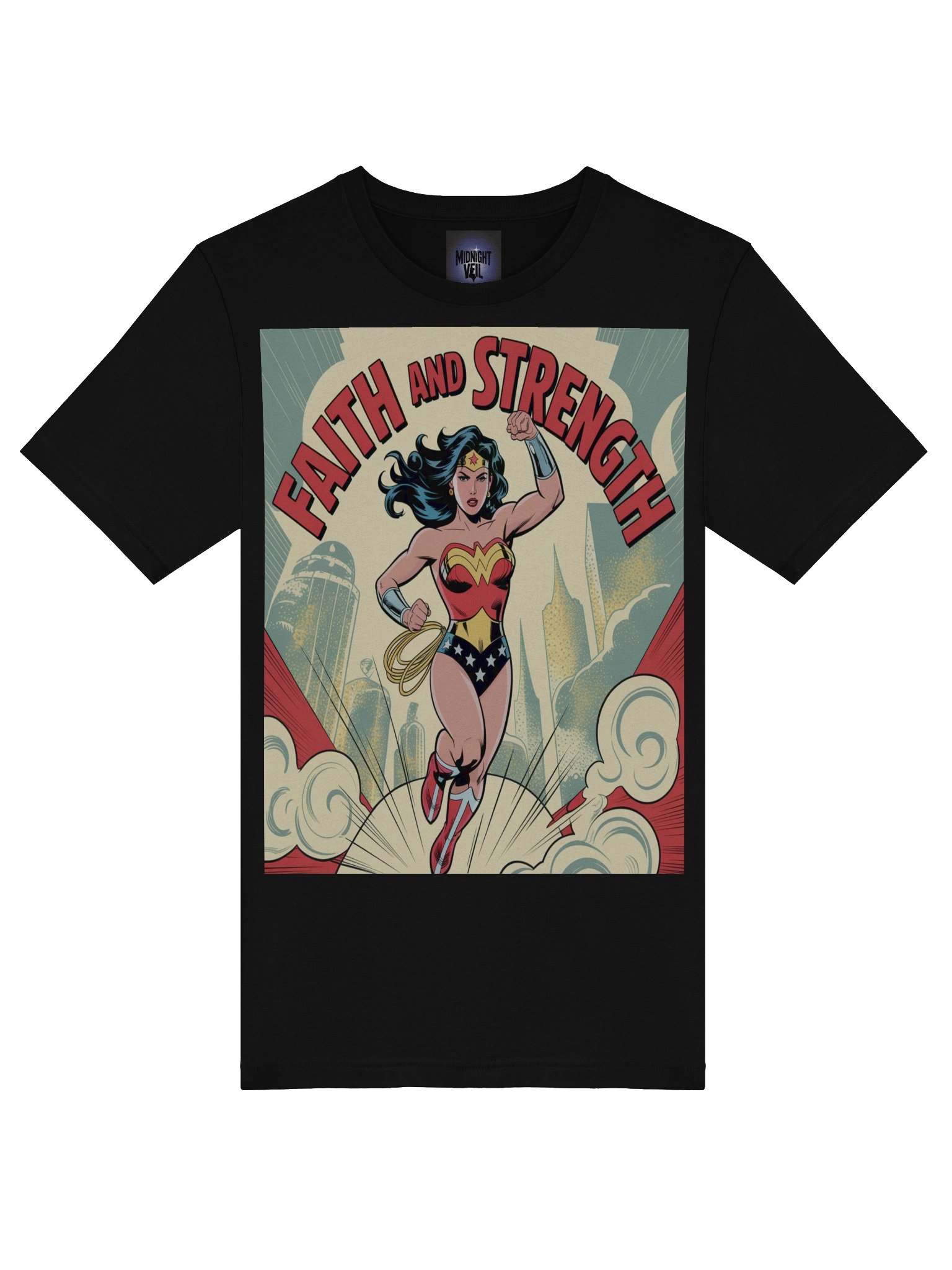 Wonder Woman Faith and Strength Supersoft T-Shirt product image (7)