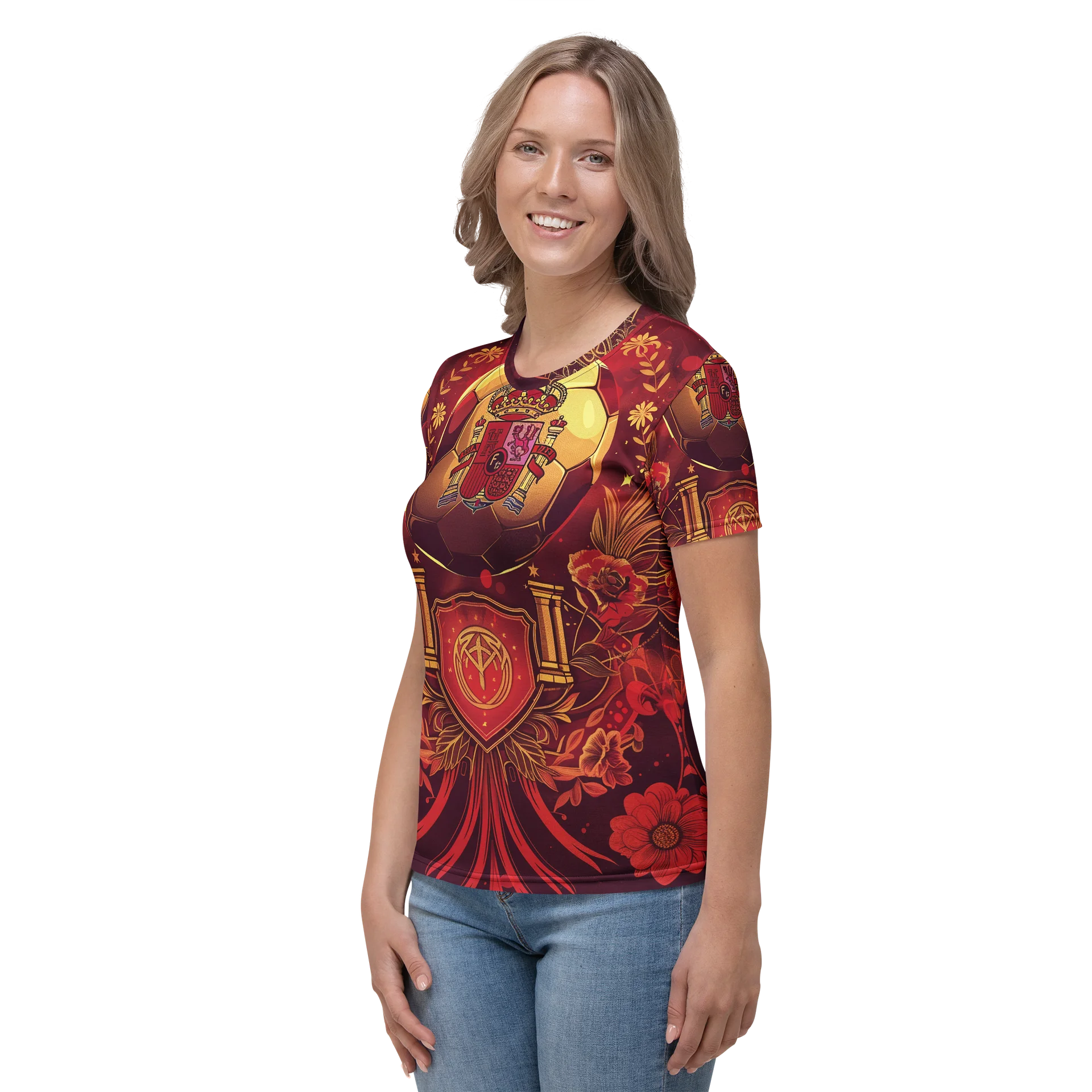Spain Womens Fantasy Football Shirt product image (5)